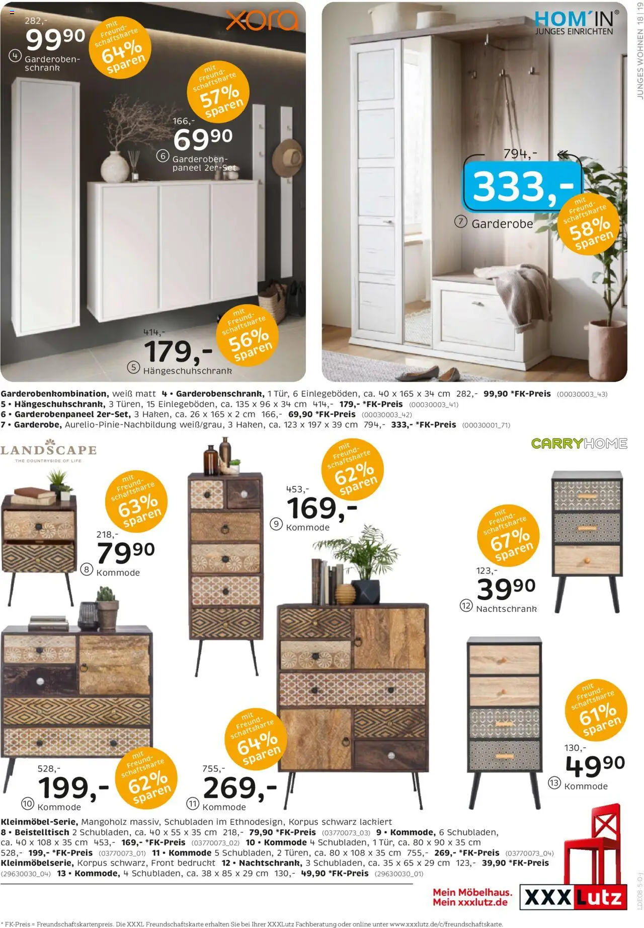 XXXL Lutz Junges Wohnen - gültig ab dem 28.07.2025 | Seite: 19 | Produkte: Kommode, Schrank