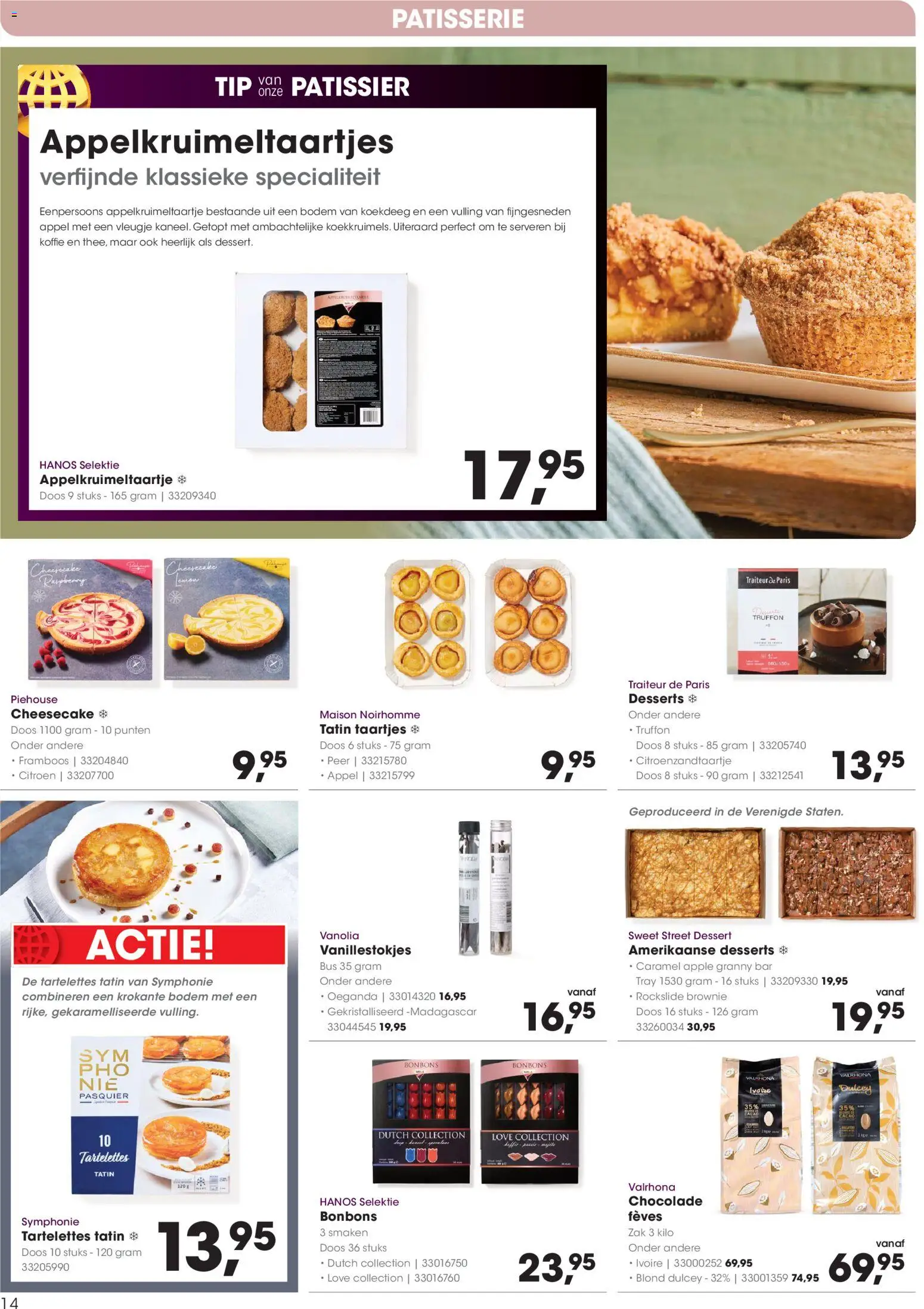 {H1} | Pagina: 14 | Producten: Fagyasztott gyümölcs, Zak, Appel, Peer