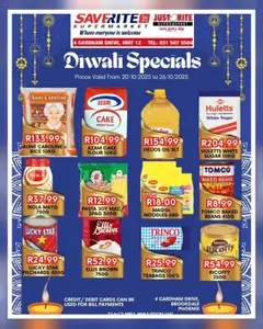 Saverite specials catalogue – valid from 20.10.2025