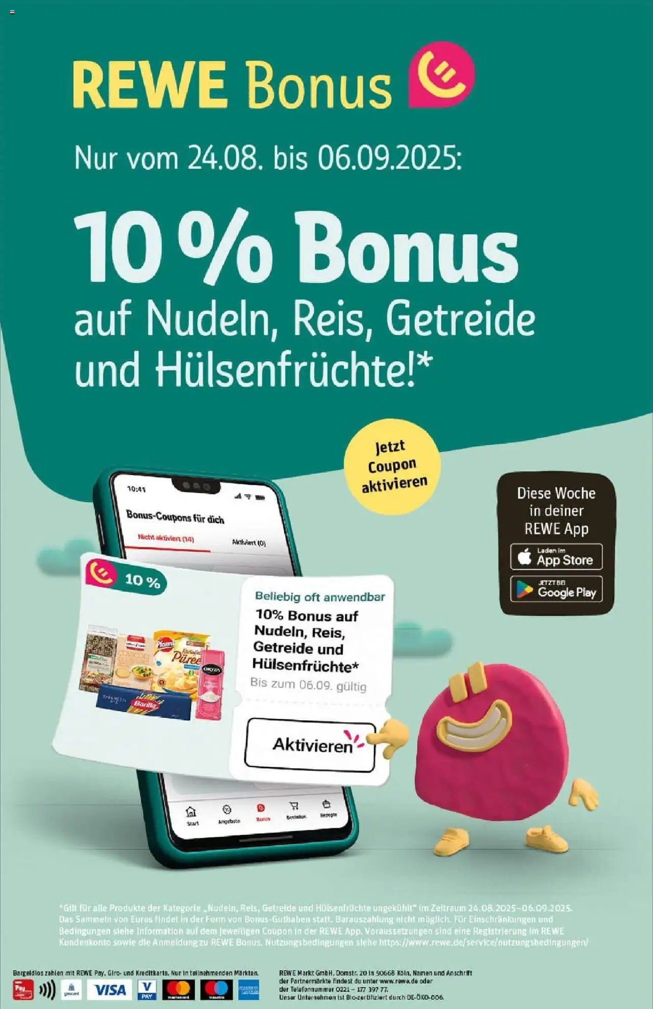 Rewe prospekt Elsterwerda	 - gültig ab dem 24.08.2025 | Seite: 36 | Produkte: Barilla, Getreide