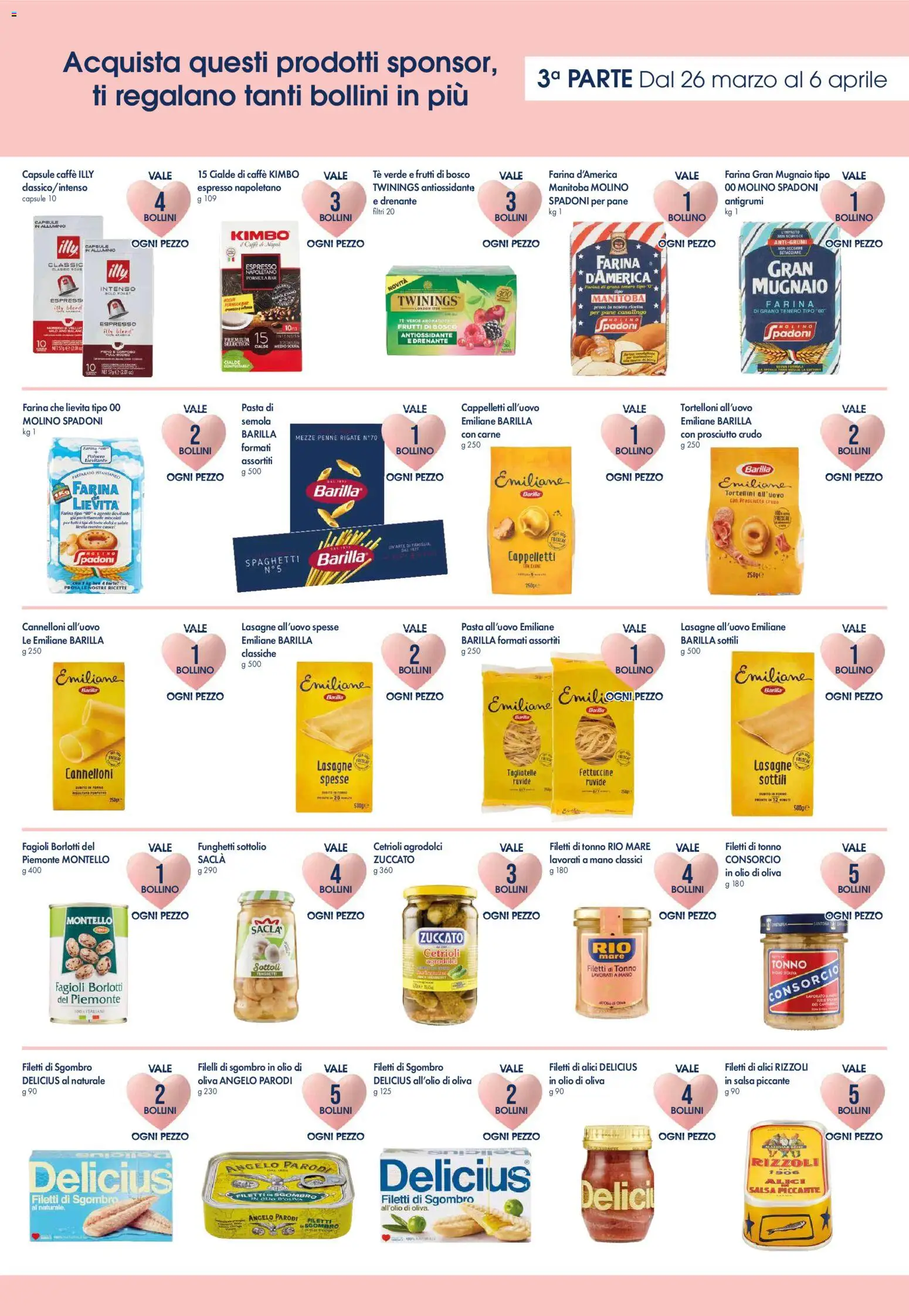 Volantino Galassia del 26.03.2026 | Pagina: 5 | Prodotti: Cetrioli, Fagioli, Olio, Sgombro