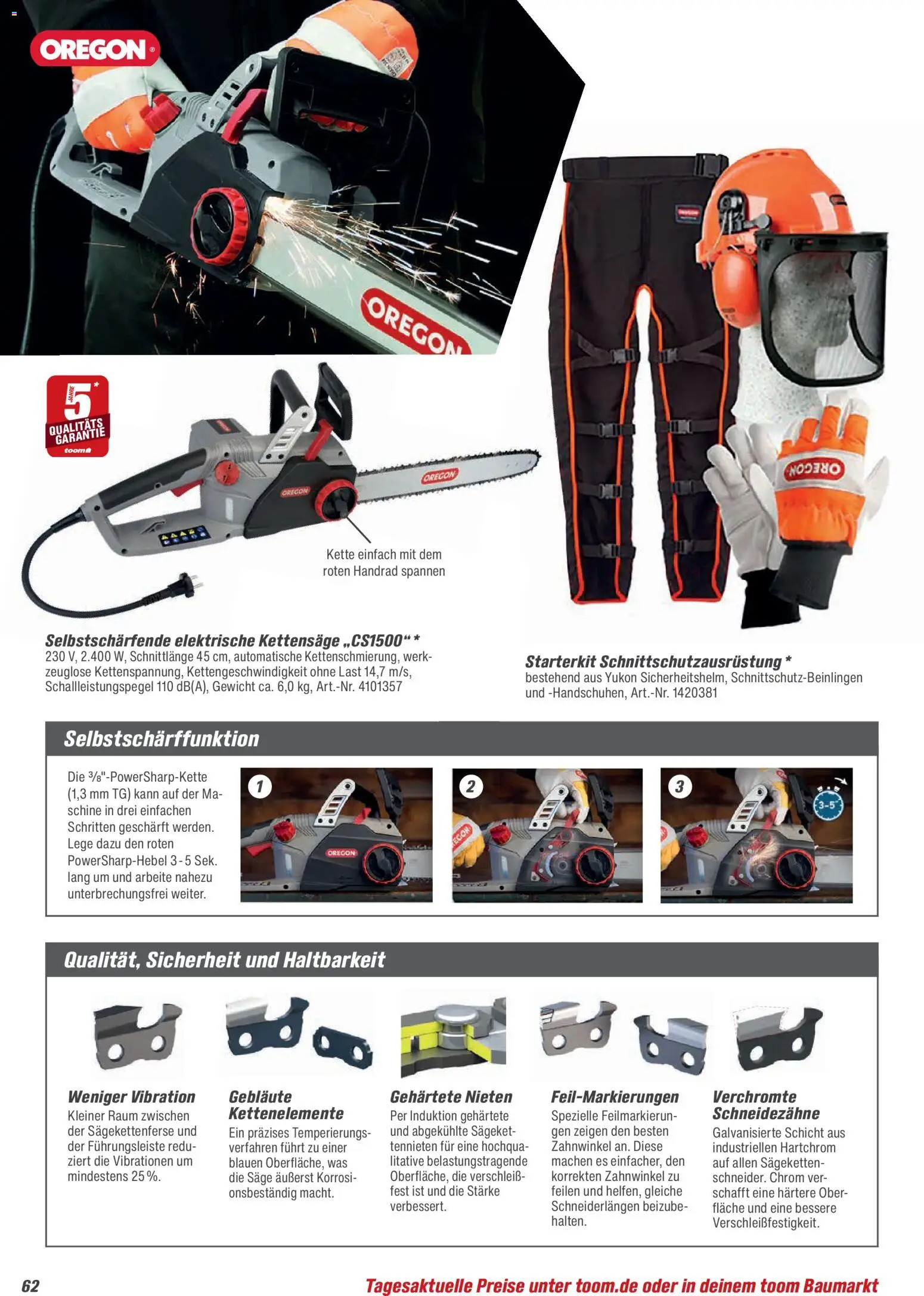 Toom Baumarkt Gartenpflege & Teich 2026 – gültig ab 20.02.2026 | Seite: 62 | Produkte: Gewicht