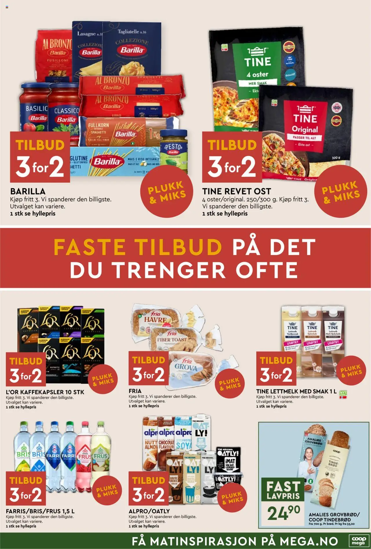  | Side: 16 | Produkter: Sjokolade, Hvedemel, Skyr, Графин