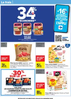 Carrefour - Prévisualisation de Carrefour catalogue semaine 8 valide à partir de 17.02.2026 | Page: 37 | Produits: Raviolis, Fromage, Jambon, Pâtes