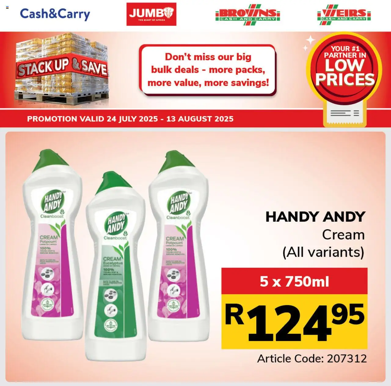 Jumbo Cleaning Specials │ valid from 24.07.2025 | Page: 3 | Products: Cream
