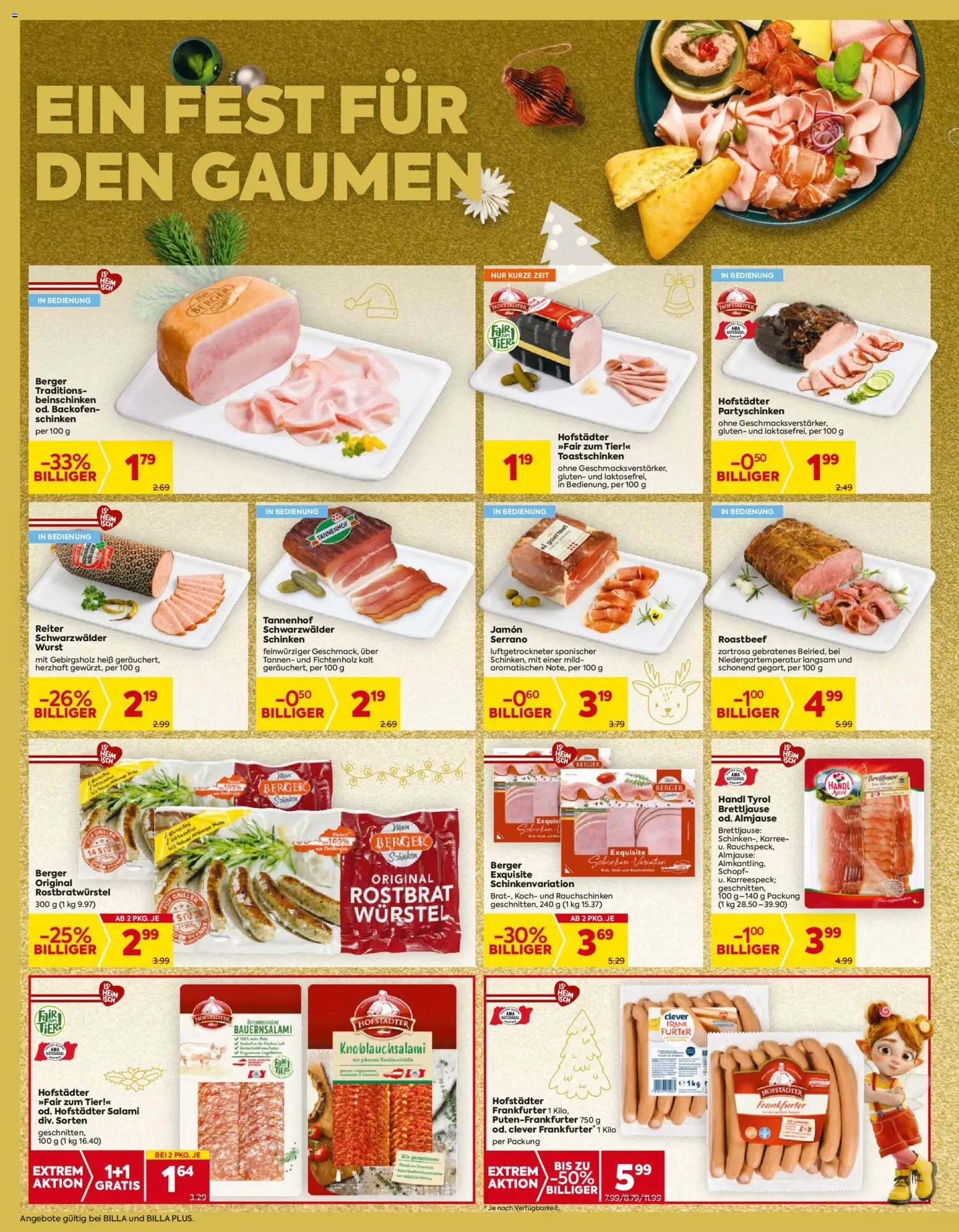 Billa Flugblatt - Salzburg gültig ab 18.12.2025 | Seite: 8 | Produkte: Cage de football, Salami, Schinken, Wein