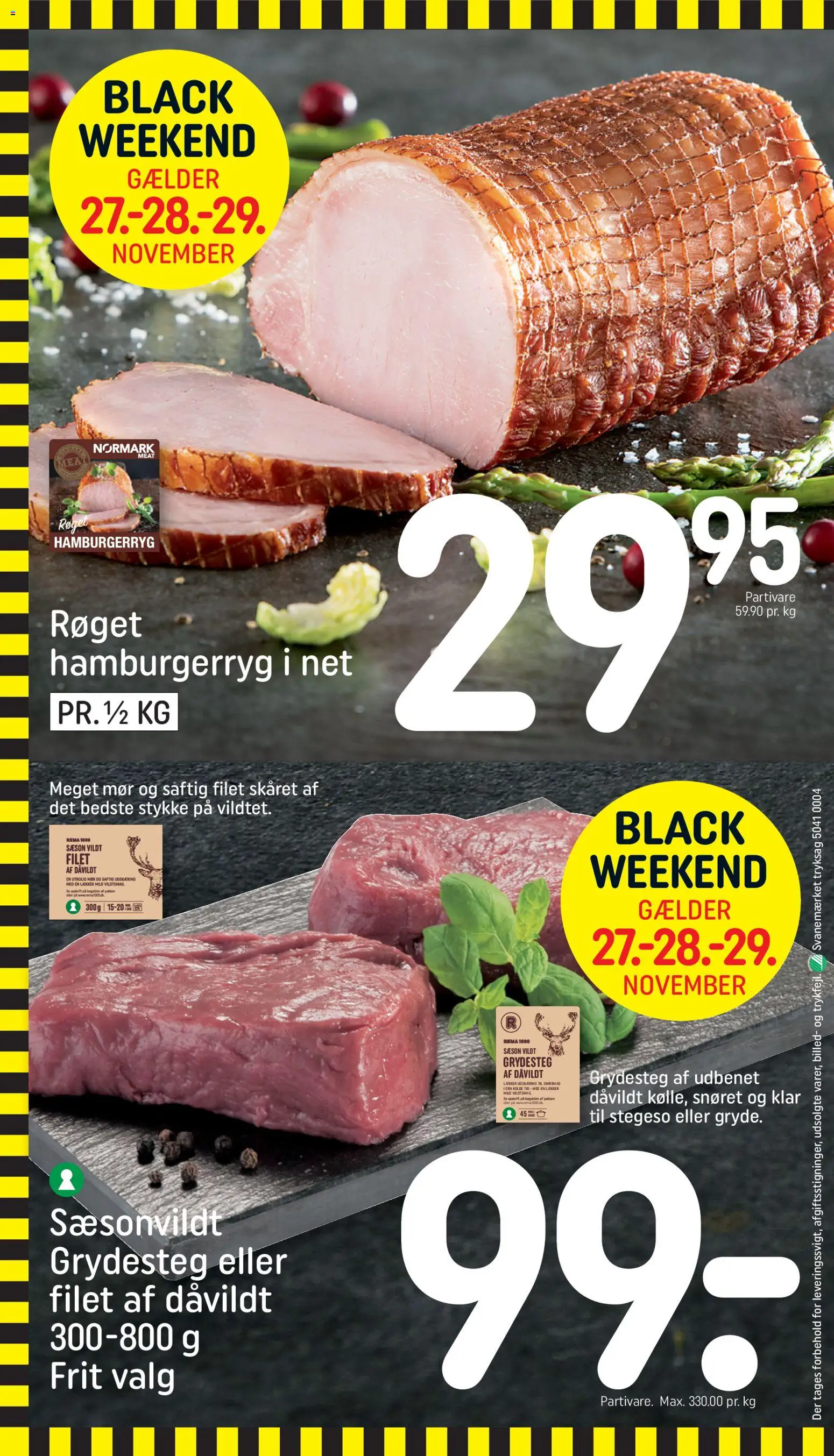 Rema 1000 tilbudsavis – gyldig fra 22.11.2025 | Side: 28 | Produkter: Hamburgerryg