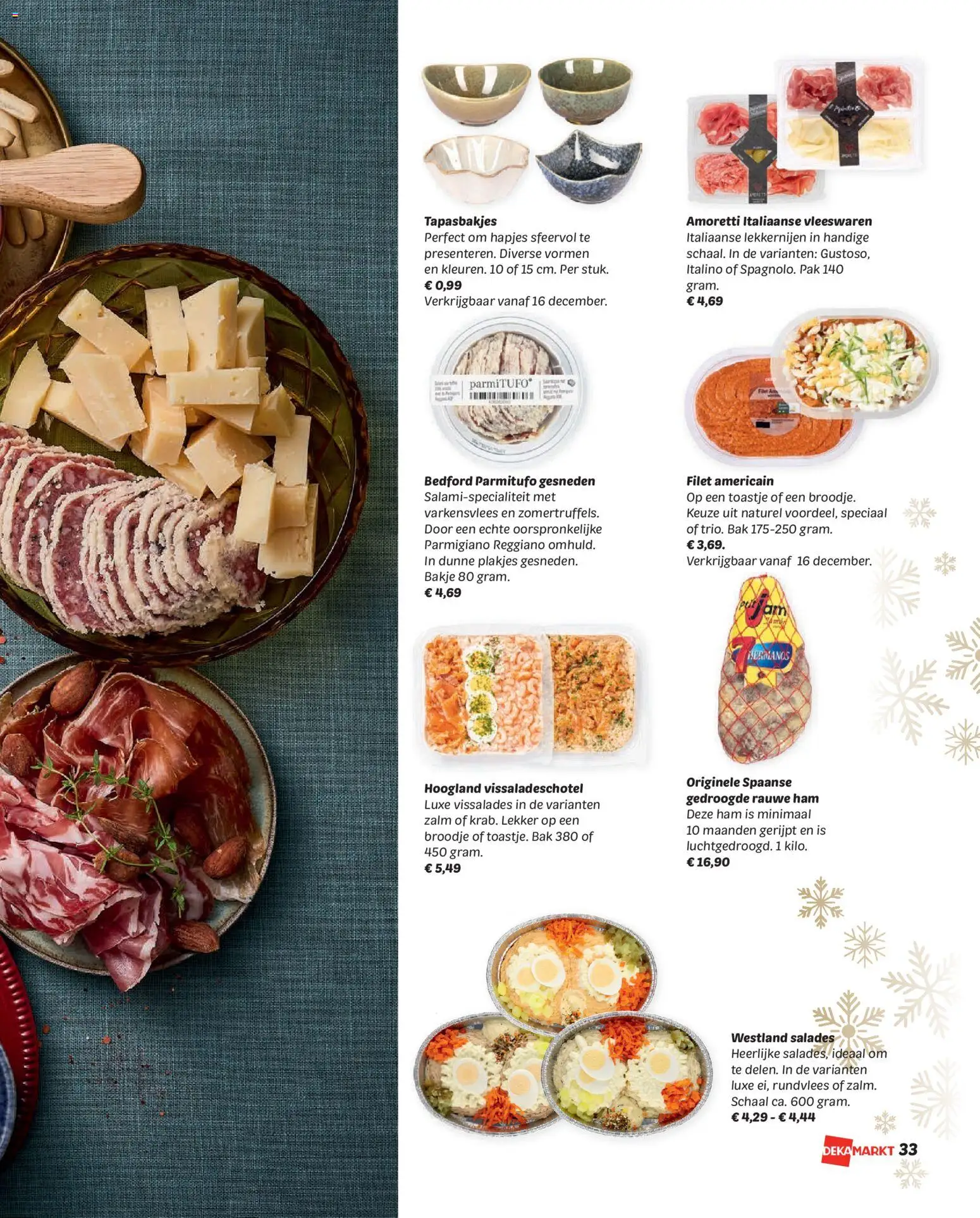 {H1} | Pagina: 33 | Producten: Ham, Varkensvlees, Zalm, Rundvlees