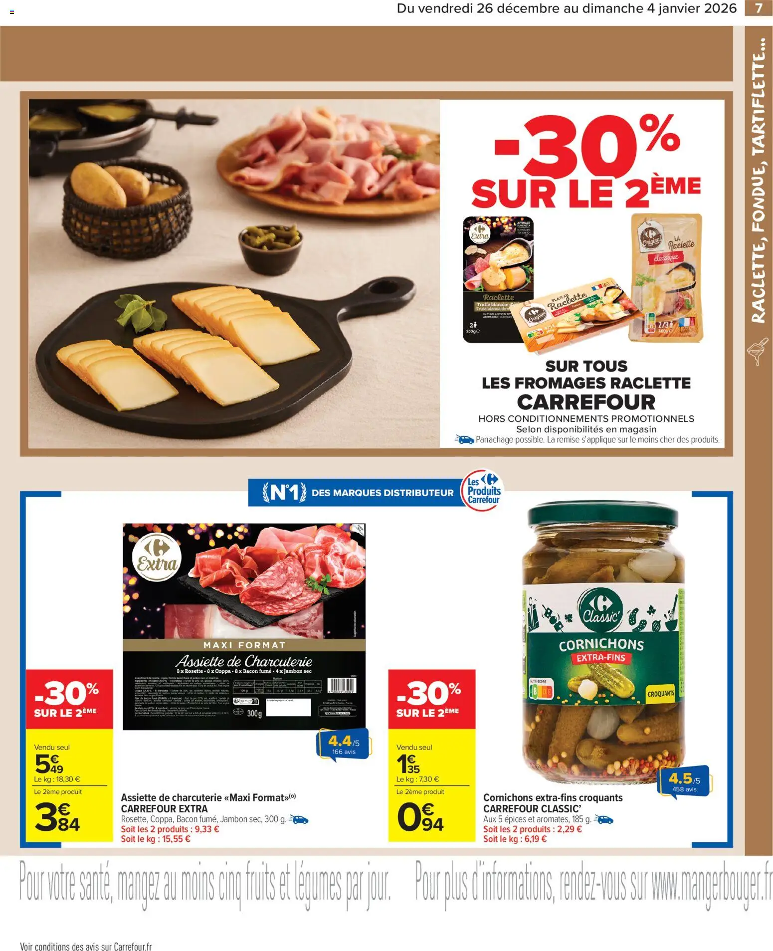 {H1} | Page: 9 | Produits: Plateau, Tartiflette, Raclette, Jambon