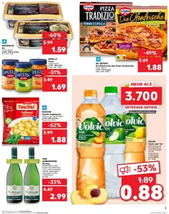 VOLVIC Touch oder Tee, Mineralwasser mit Fruchtgeschmack oder mit Auszügen von Tee, versch. Sorten je 1,5-l-PET-Fl. – gültig ab 11.09.2025 | Seite: 3 | Produkte: Weißwein, Mineralwasser, Pfirsich, Tee