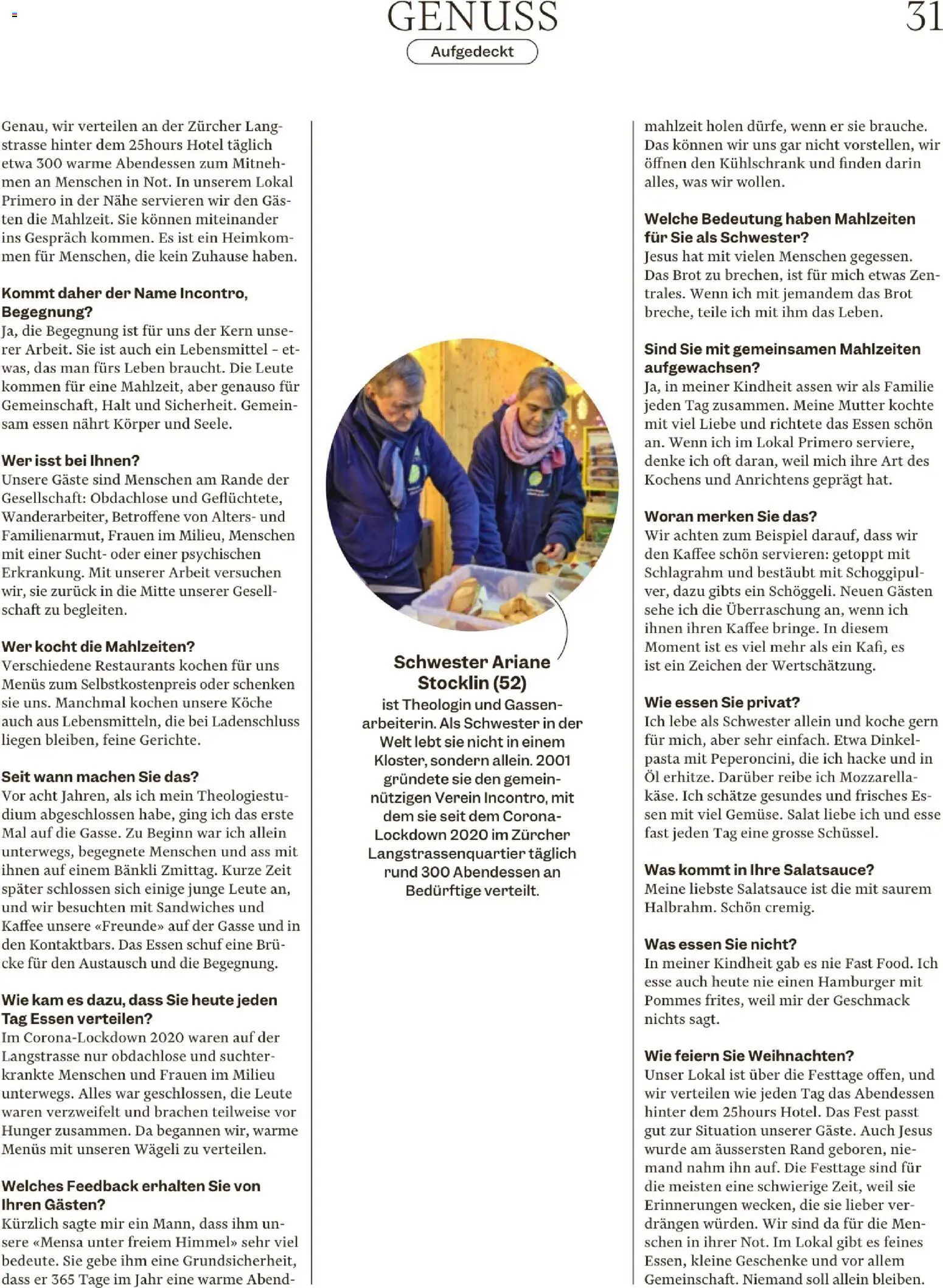 Migros Magazin – gültig ab 16.12.2025 | Seite: 31 | Produkte: Schlagrahm, Pommes Frites, Brot, Pasta