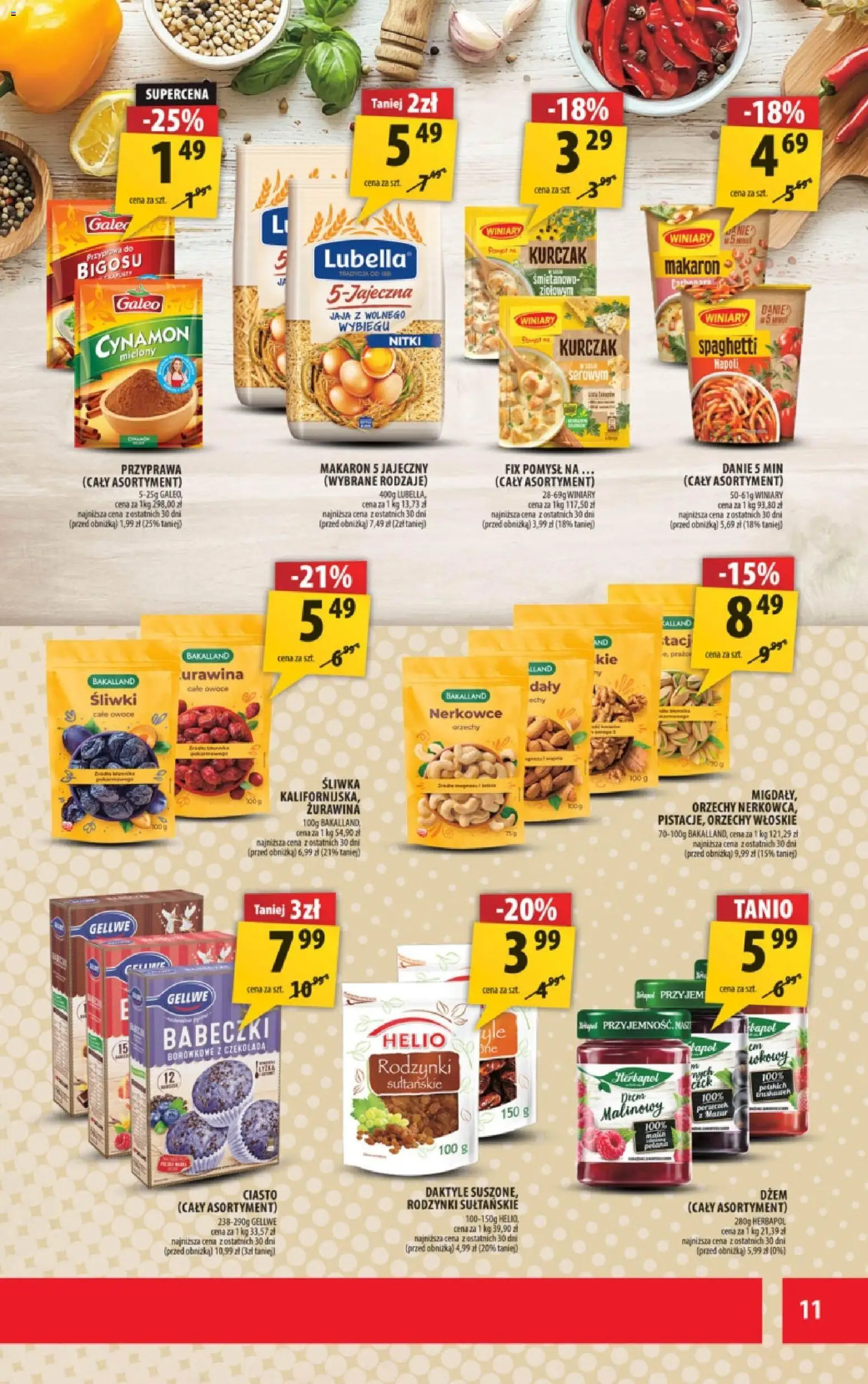 Arhelan Black Friday od 21.11.2025 | Strona: 11 | Produkty: Cynamon, Kurczak, Orzechy włoskie, Żurawina