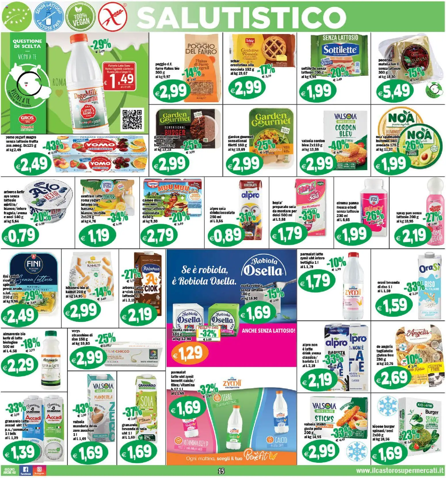 Volantino Il Castoro del 25.02.2026 | Pagina: 15 | Prodotti: Cioccolato, Riso, Hummus, Bevanda di soia