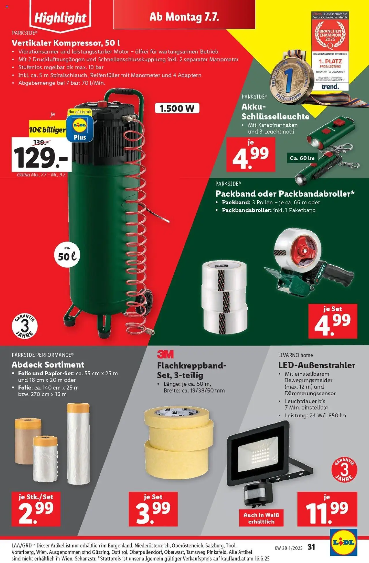Lidl Flugblatt - Salzburg, Dornbirn, Jenbach gültig ab 02.07.2025 | Seite: 37 | Produkte: Manometer