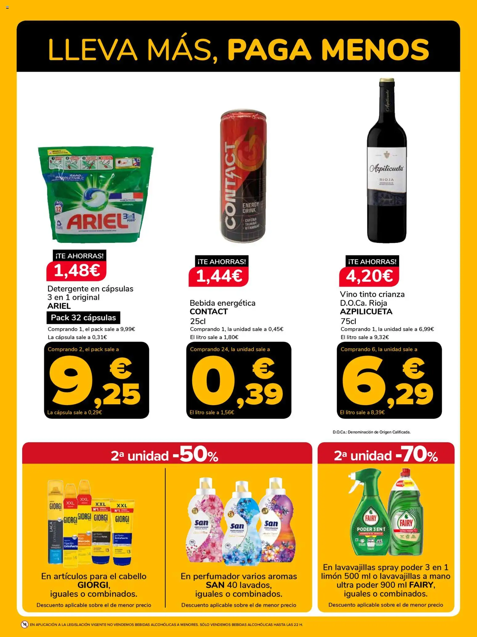 Supeco folleto │ válido desde el 31.03.2026 | Página: 7 | Productos: Detergente, Vino, Lavavajillas