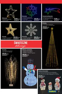 Pogląd oferty "Makro Gazetka - Świąteczne dekoracje" - ważna od 02.11.2025 | Strona: 17 | Produkty: Choinka