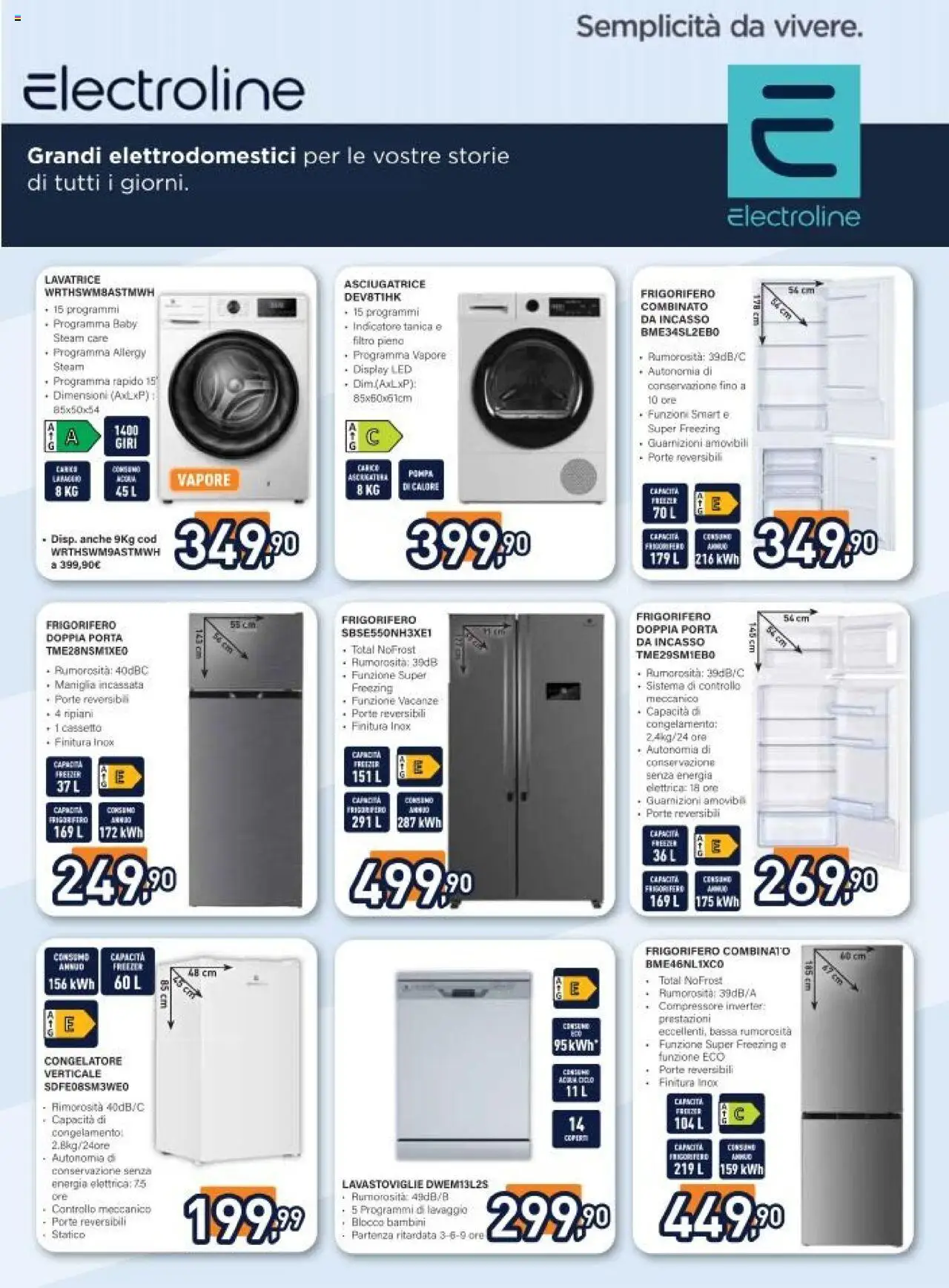 Volantino Unieuro del 13.10.2025 | Pagina: 31 | Prodotti: Compressore, Freezer, Frigorifero, Frigorifero combinato