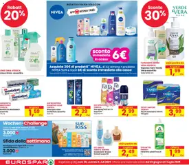 Volantino Eurospar del 26.06.2025 | Pagina: 18 | Prodotti: Crema, Dentifricio, Crema viso, Limone