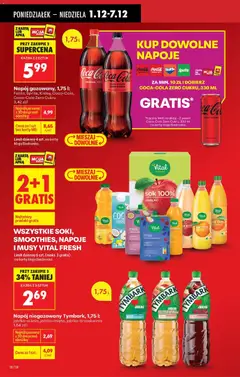 Pogląd oferty "Coca-Cola, Original Taste, Zero Cukru Zero Sugar" - ważna od 01.12.2025 | Strona: 14