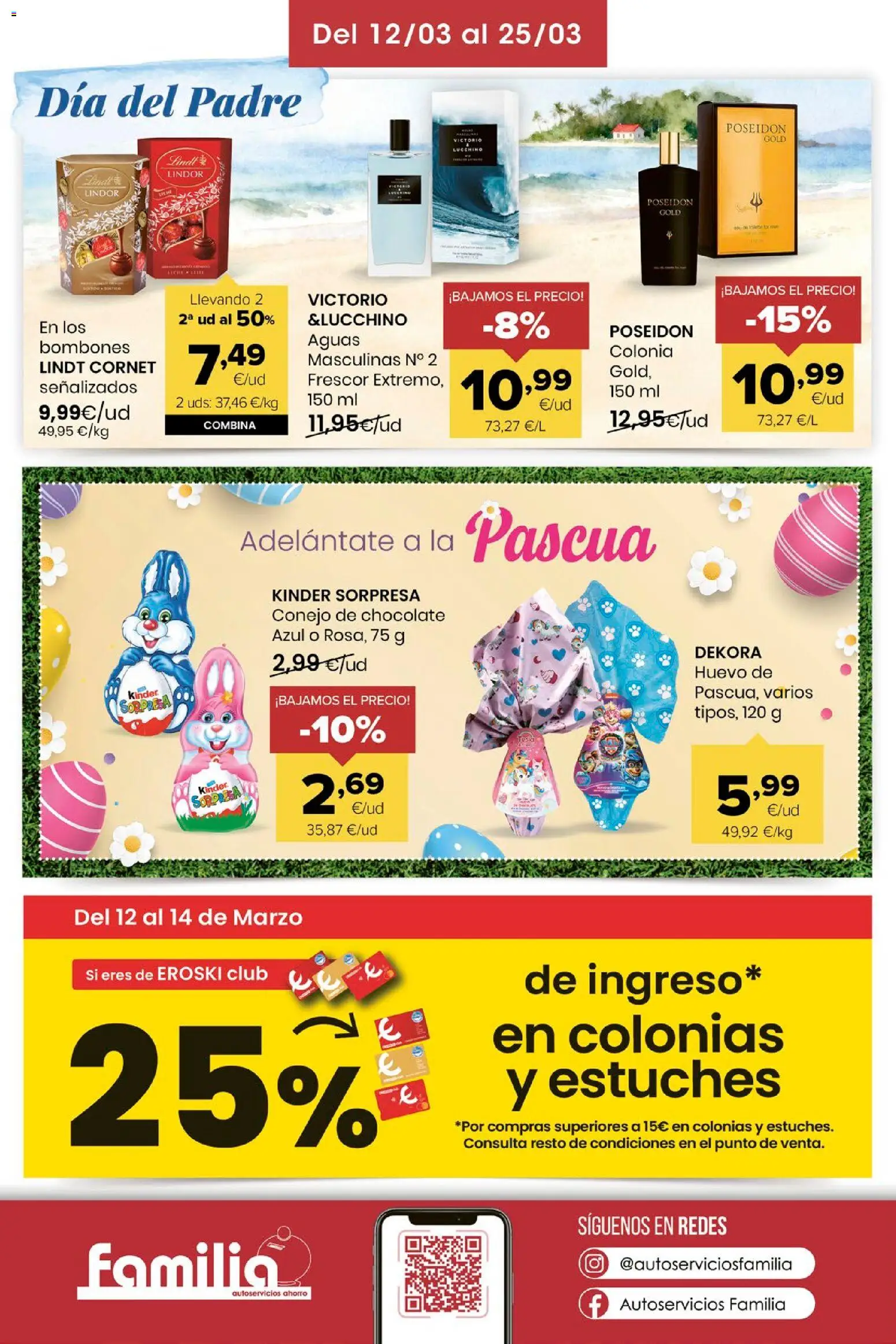 Eroski folleto │ válido desde el 12.03.2026 | Página: 16 | Productos: Colonia, Chocolate, Κεραία