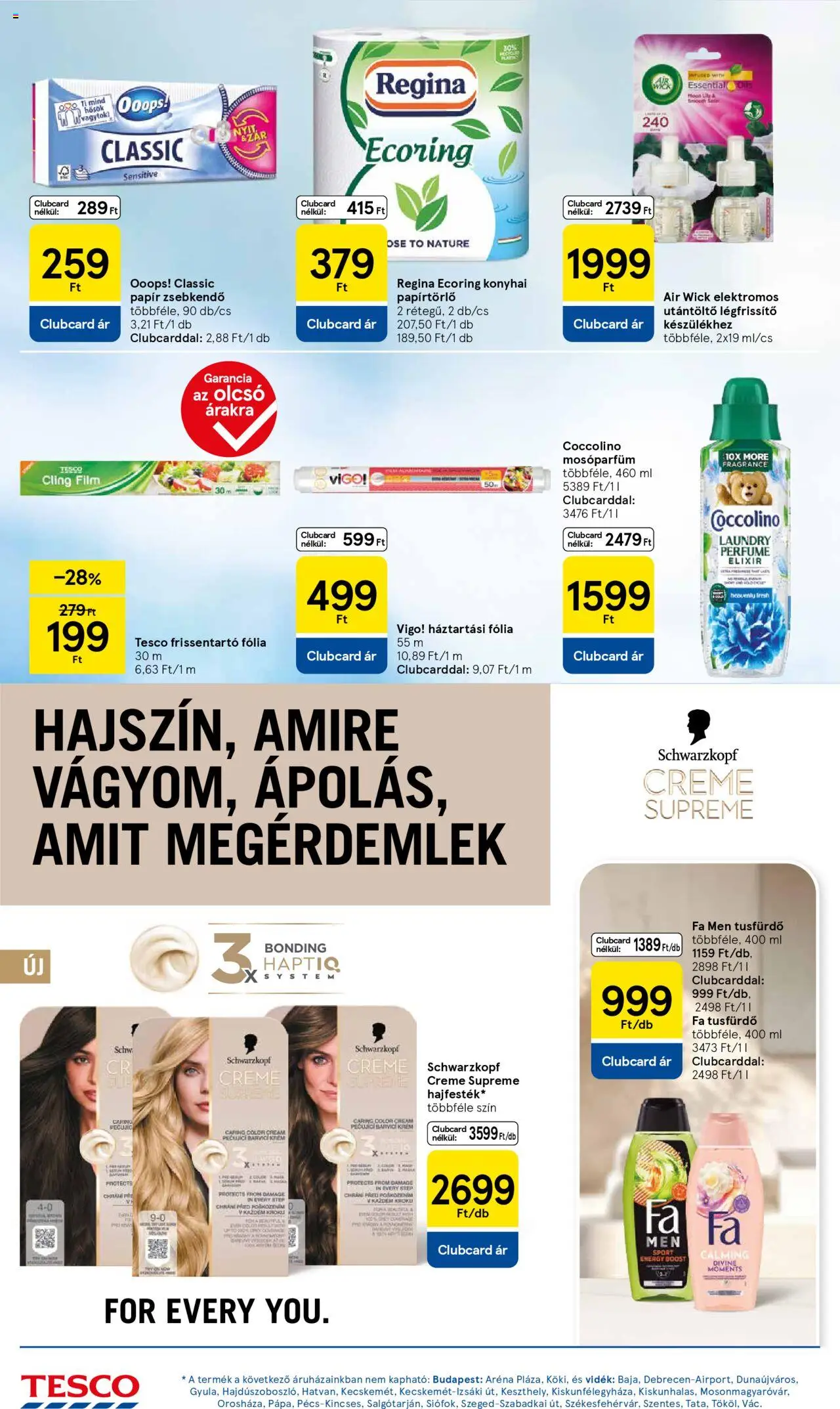 Tesco akciós ujság - amely érvényes a következő dátumtól: 28.08.2025 | Oldal: 28 | Termékek: Coccolino, Papírtörlő, Légfrissítő, Tusfürdő