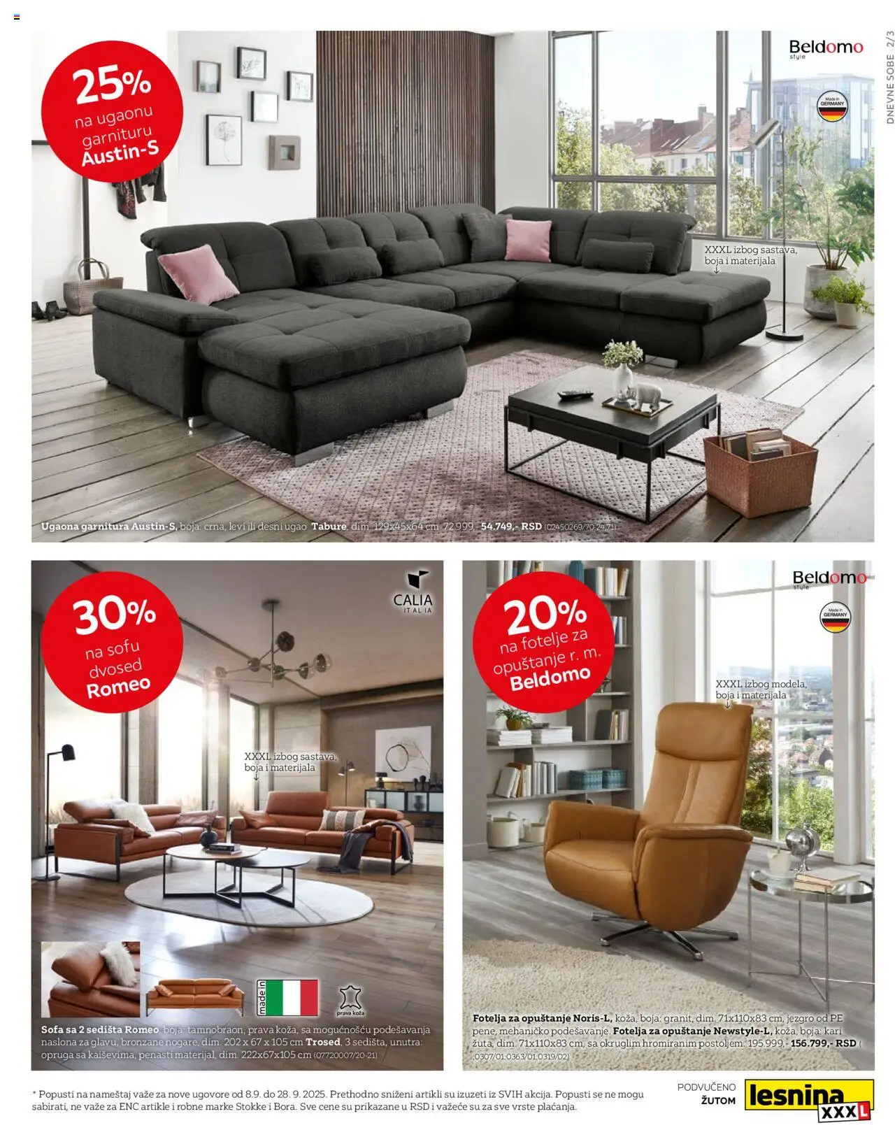 Lesnina XXXL katalog - važi od 08.09.2025 | Strana: 3 | Proizvode: Bosch, Kuhinja