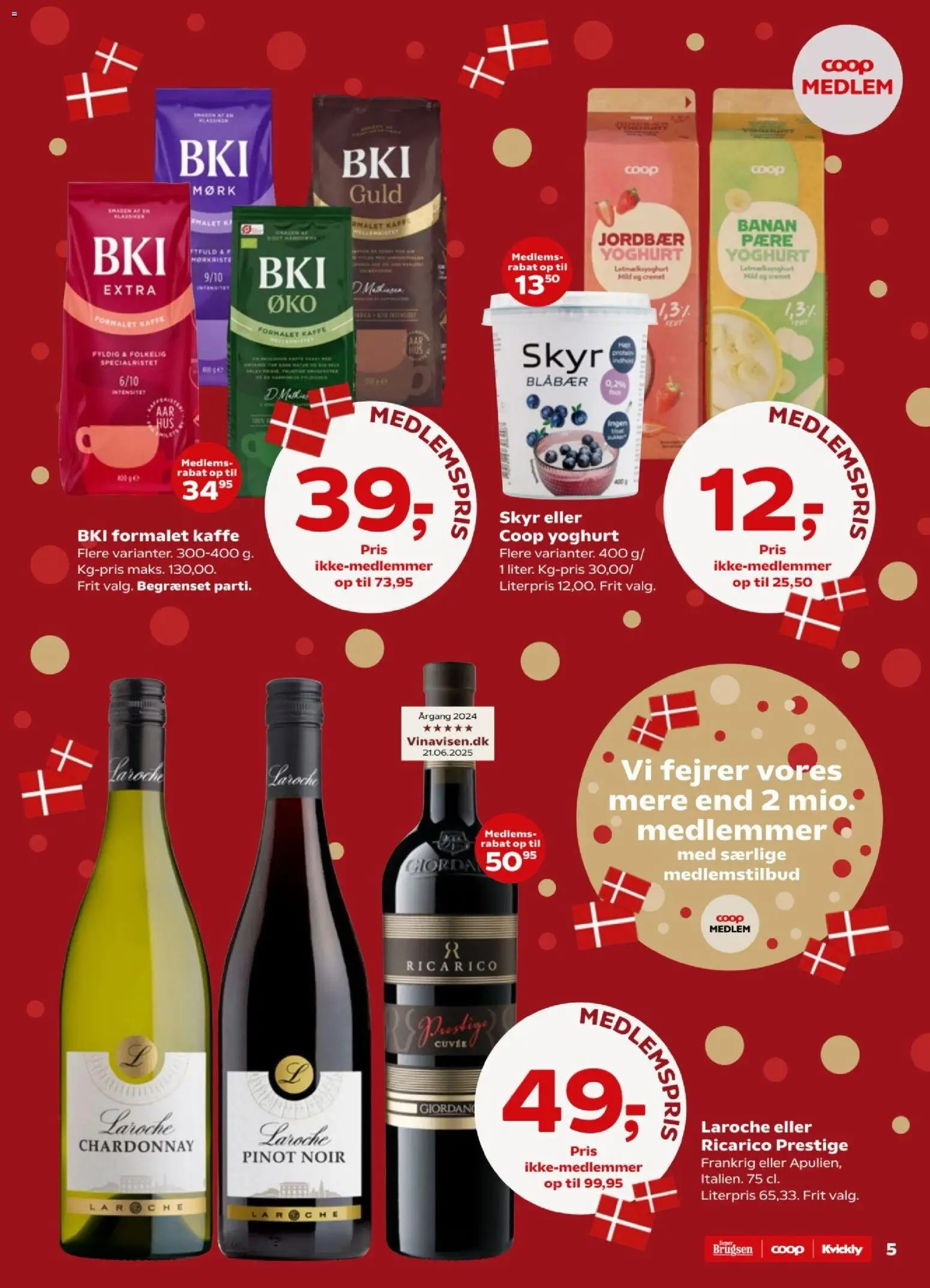 Kvickly tilbudsavis – gyldig fra 06.02.2026 | Side: 5 | Produkter: Blåbær, Yoghurt, Kaffe, Jordbær