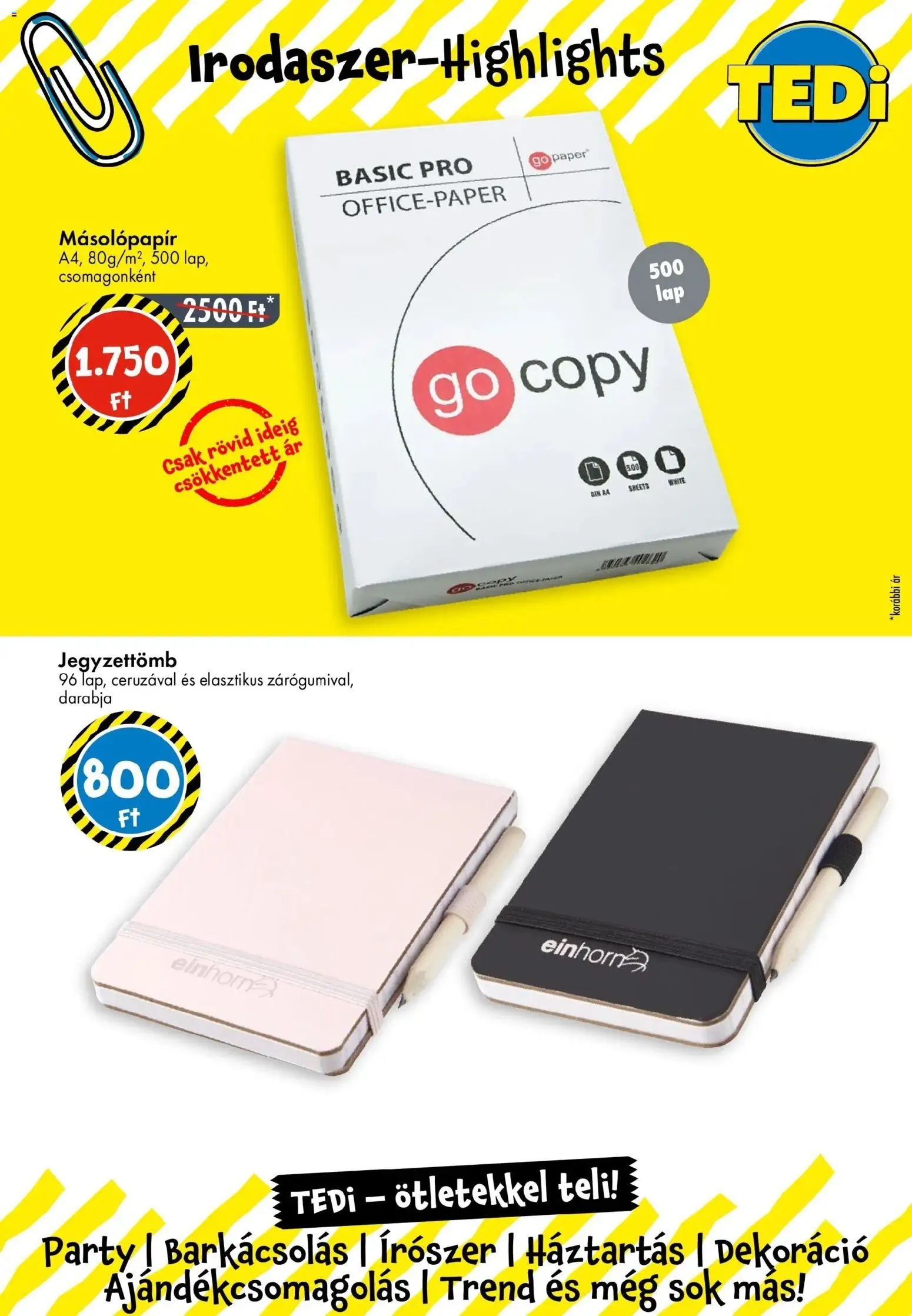 TEDi akciós ujság - amely érvényes a következő dátumtól: 16.01.2026 | Oldal: 5 | Termékek: Dekoráció