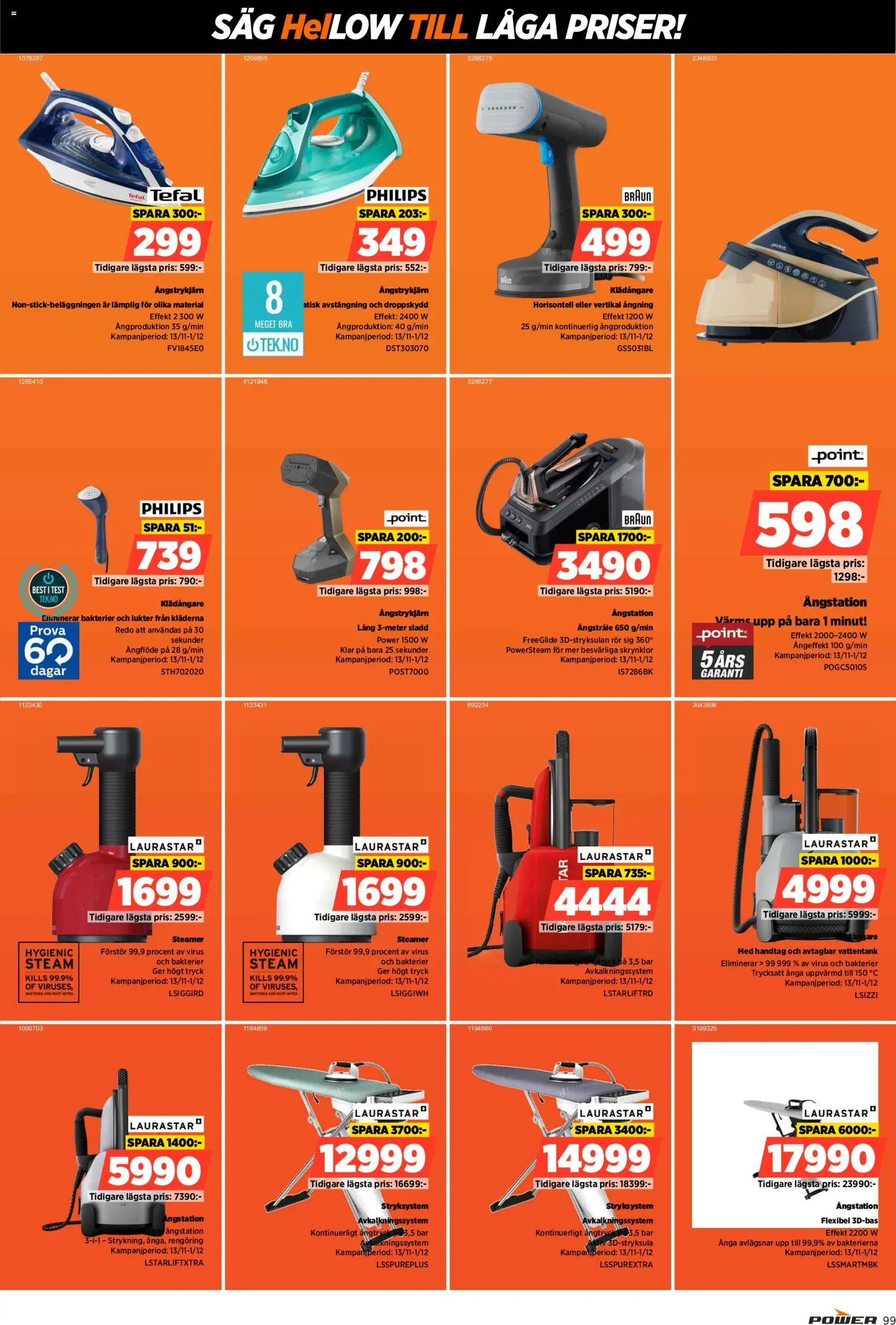 Power reklamblad aktuell från 24.11.2025 | Sida: 99 | Produkter: Såg, Sladd