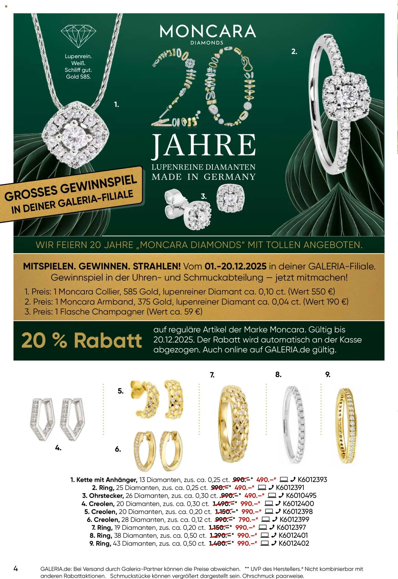 Galeria Karstadt Kaufhof Prospekt 	 – gültig ab 17.12.2025 | Seite: 4