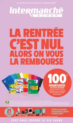 Intermarché - Prévisualisation de Intermarché catalogue de offres spéciales rentrée valide à partir de 26.08.2025