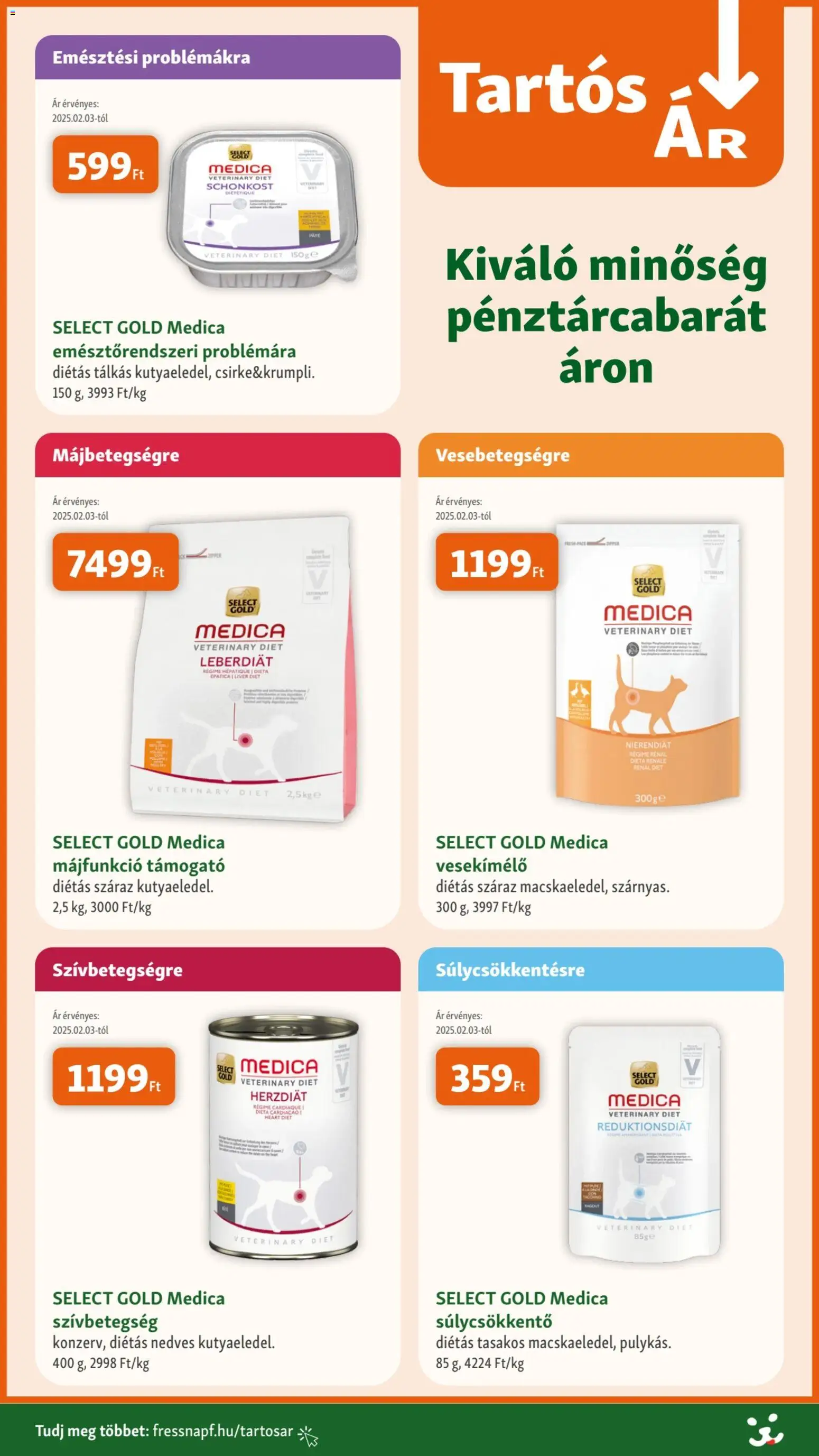 Fressnapf akciós ujság - amely érvényes a következő dátumtól: 09.04.2026 | Oldal: 4