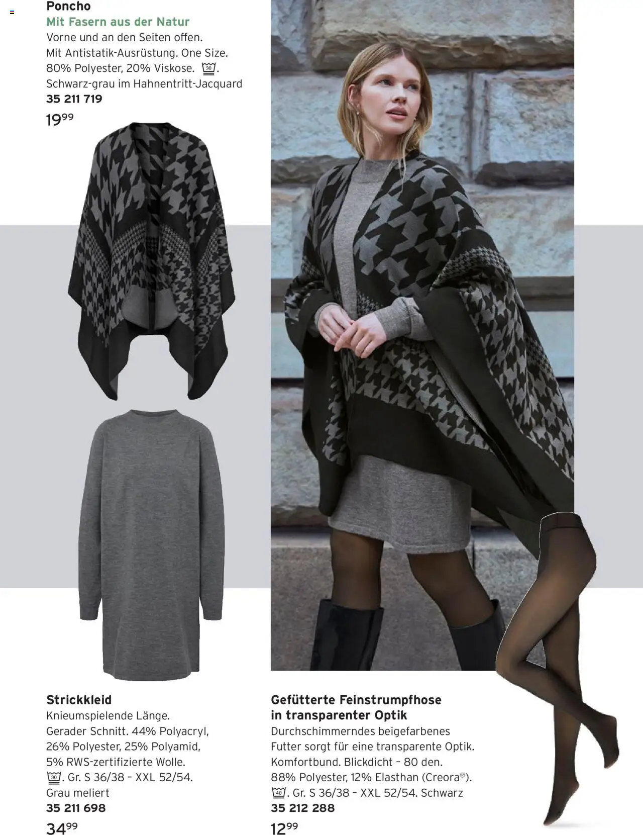 Prospekt Tchibo Winter chic – gültig ab 15.10.2025 | Seite: 16 | Produkte: Poncho