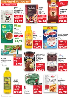 Náhled letáku JIHLAVANKA Mletá káva, Standard 1 kg od 22.10.2025 | Strana: 32