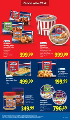 MCENNEDY Kikiriki puter, Sa ukusom bundeve ili čokolade 340 g - pregled Lidl kataloga - važi od 23.04.2026 | Strana: 61