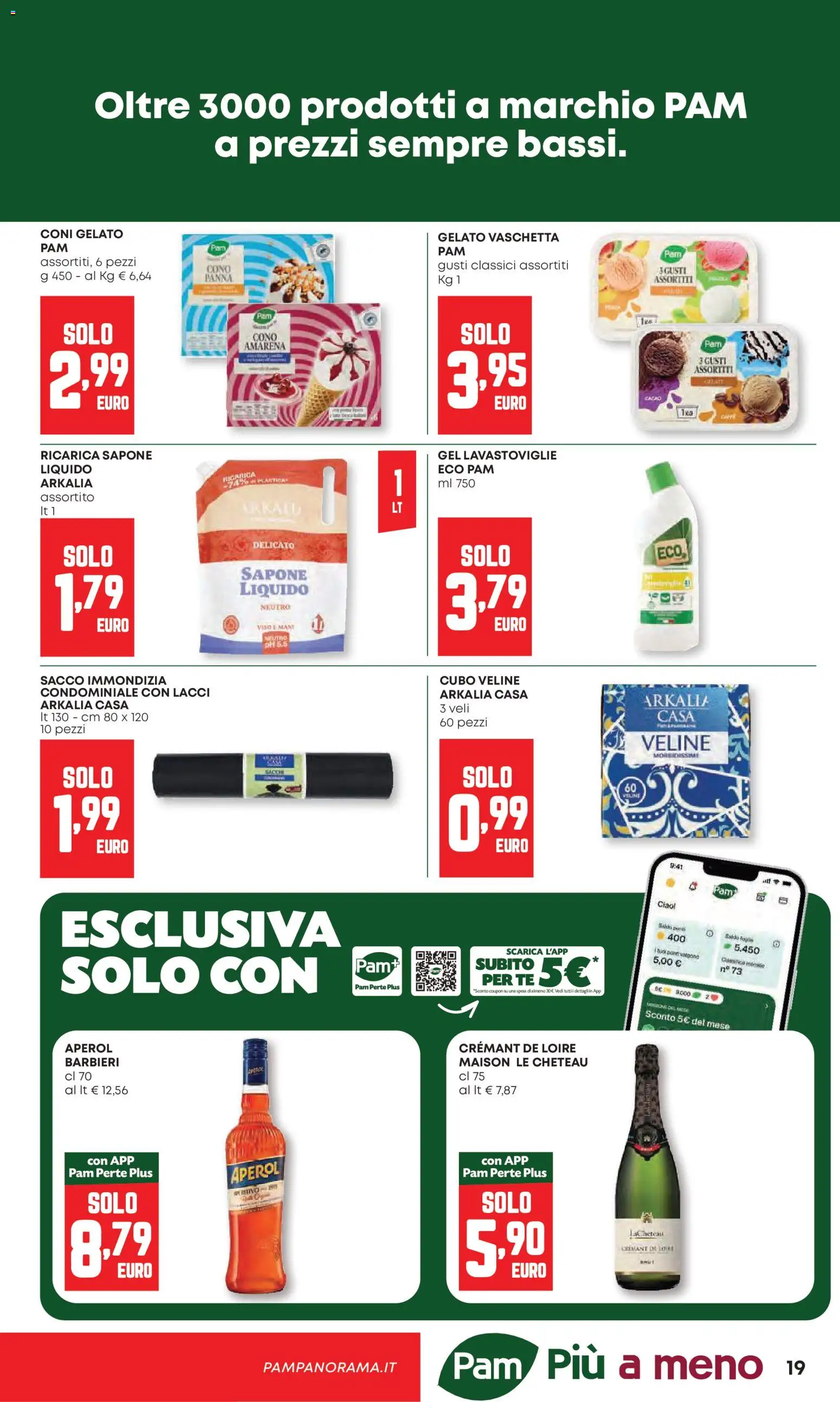 Volantino Panorama del 23.04.2026 | Pagina: 19 | Prodotti: Tè, Lavastoviglie, Aperol, Amarena