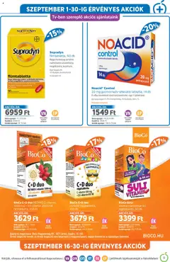 Alma Gyógyszertárak akciós ujság - amely érvényes a következő dátumtól: 01.09.2025 | Oldal: 9 | Termékek: Cseresznye, Multivitamin
