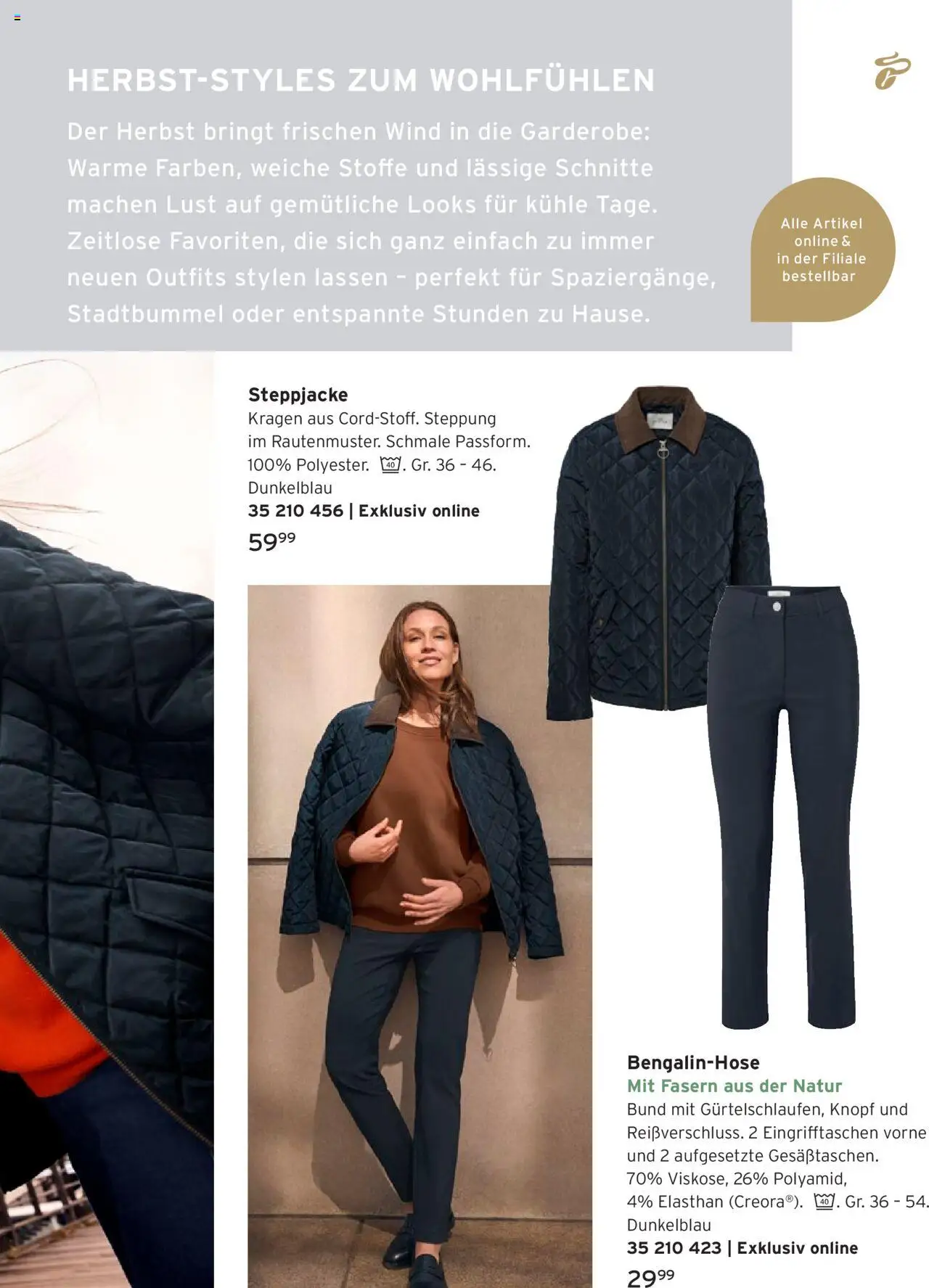 Prospekt Tchibo Happy Herbst für alle – gültig ab 24.09.2025 | Seite: 3 | Produkte: Steppjacke