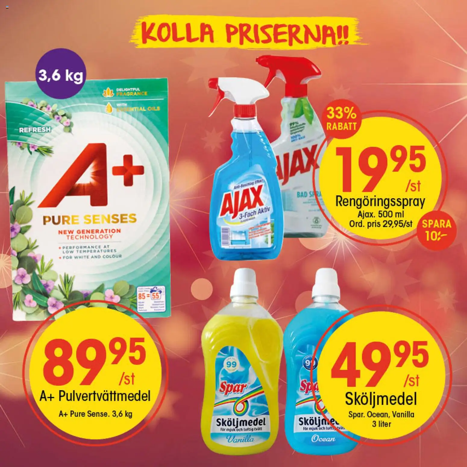 EKO reklamblad aktuell från 01.12.2025 | Sida: 7 | Produkter: Sköljmedel, Rengöringsspray