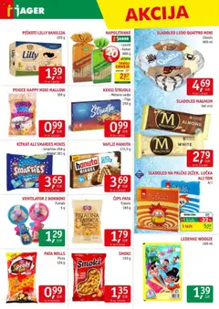 Jager katalog │ velja od 23.07.2025 | Stran: 11 | Izdelki: Napolitanke, Keksi, Cips, Sladoled