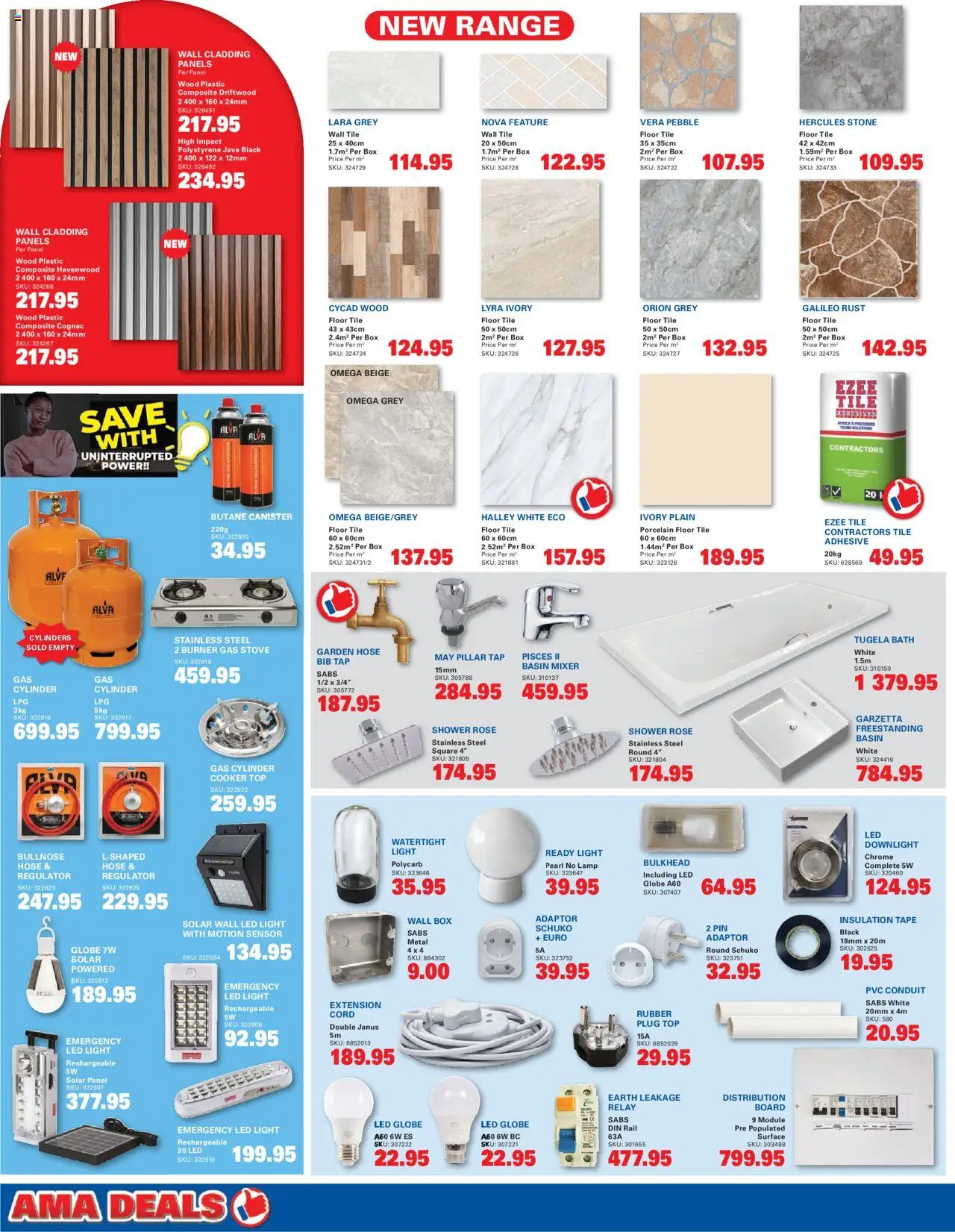 New Cashbuild catalogue – valid from 22.09.2025 | Page: 2 | Products: Cooker, Adhesive, Gas stove, Ensalada de quino