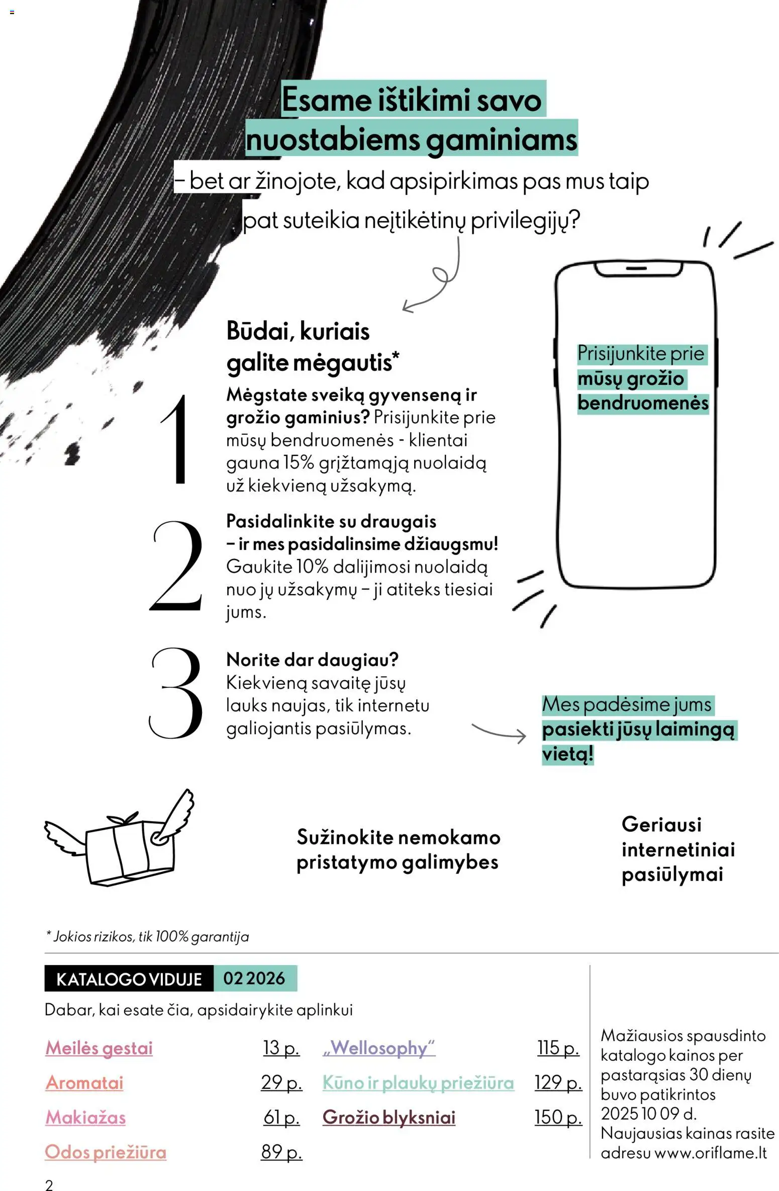 Oriflame akcijos nuo 28.01.2026 | Puslapis: 2 | Prekių: Makiažas