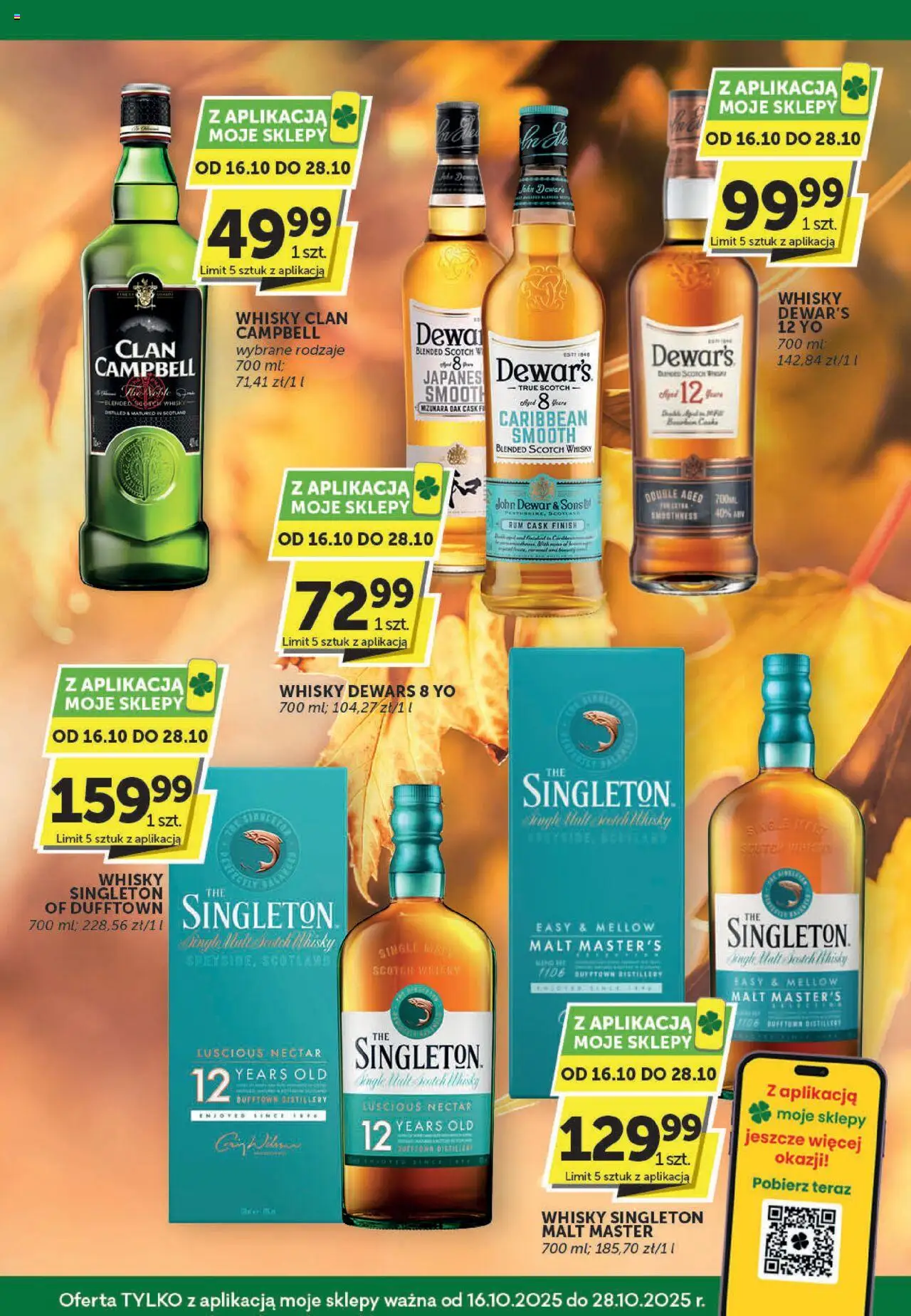 Euro Sklep Gazetka - Katalog alkoholowy od 16.10.2025 | Strona: 6 | Produkty: Whisky Dewars, Rum, Finish, Whisky