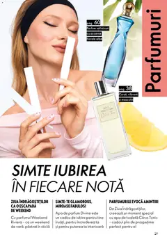 Ofertele Oriflame valabile de la 21.01.2026 | Pagină: 29 | Produse: Apă de parfum, Toaletă, Apă de toaletă, Apă