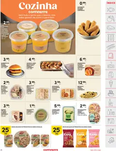 Pré-visualização SALADA DE FRANGO C/ MASSA E RÚCULA COZINHA CONTINENTE, Chicken salad with pasta and arugula válido de 03.03.2026 | Página: 25