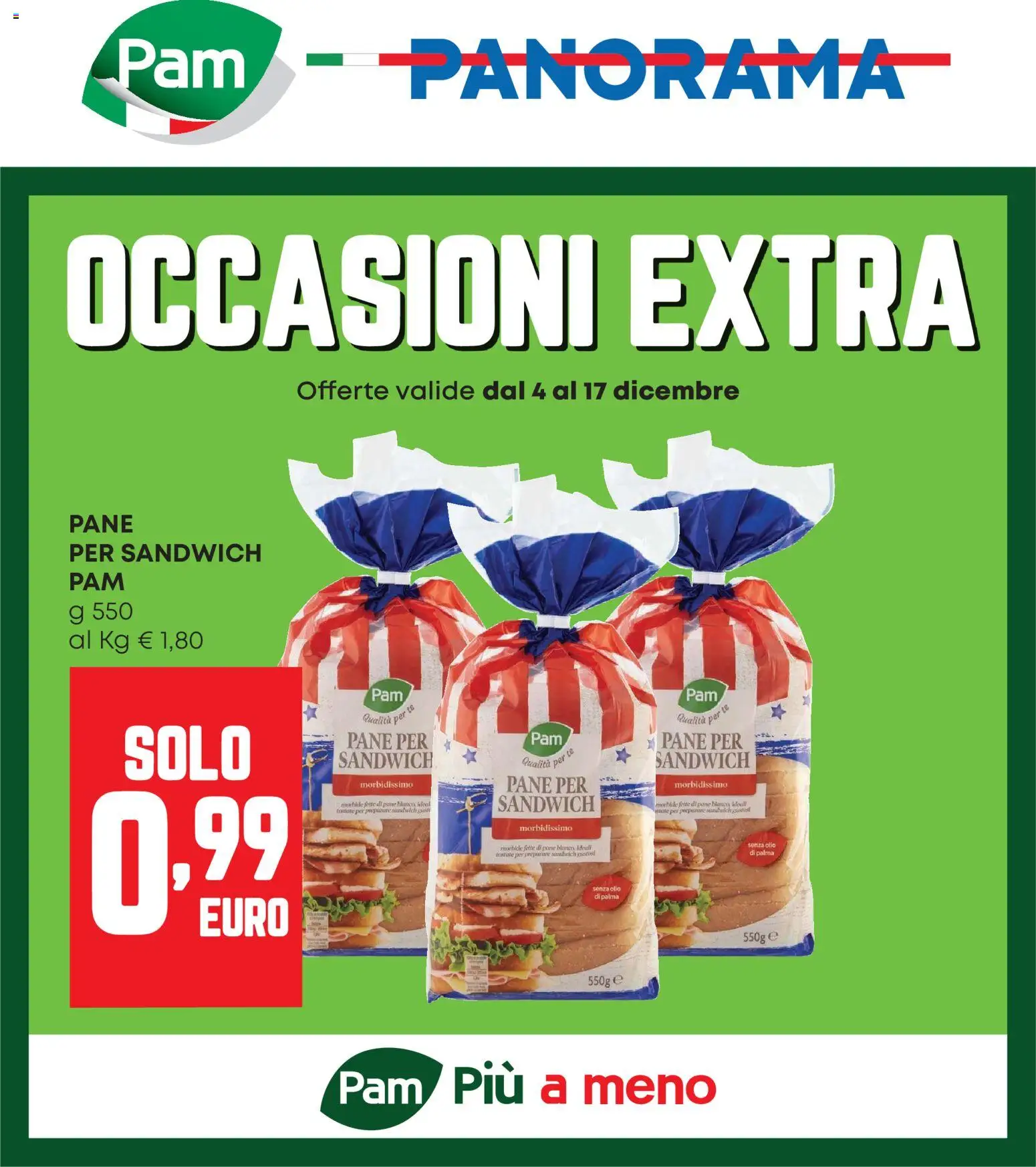 Volantino Panorama del 04.12.2025 | Pagina: 1 | Prodotti: Pane, Tè, Olio