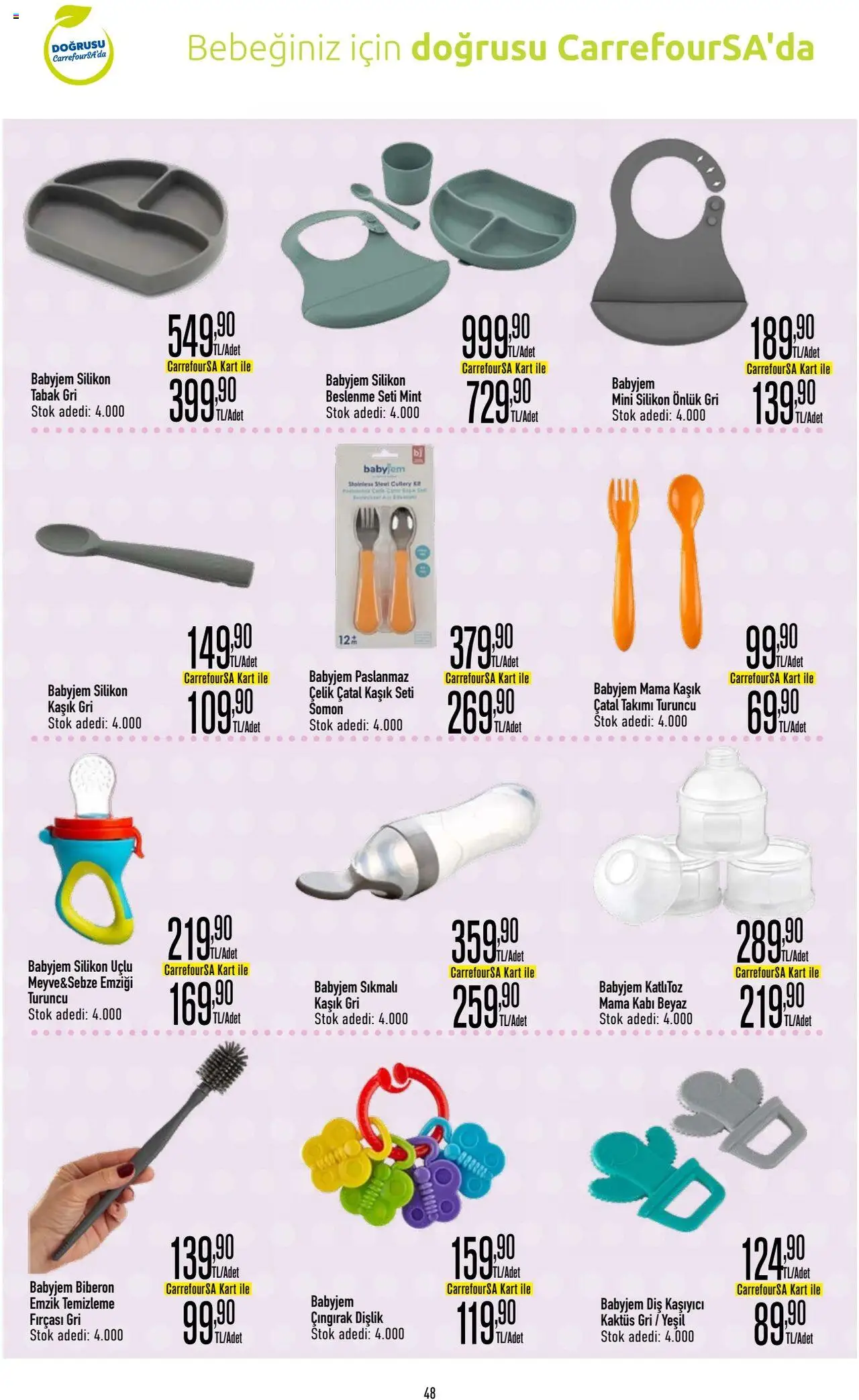 CarrefourSA Katalog - 01.08.2025 tarihinden itibaren geçerlidir | Sayfa: 48 | Ürünler: Çatal, Önlük, Somon