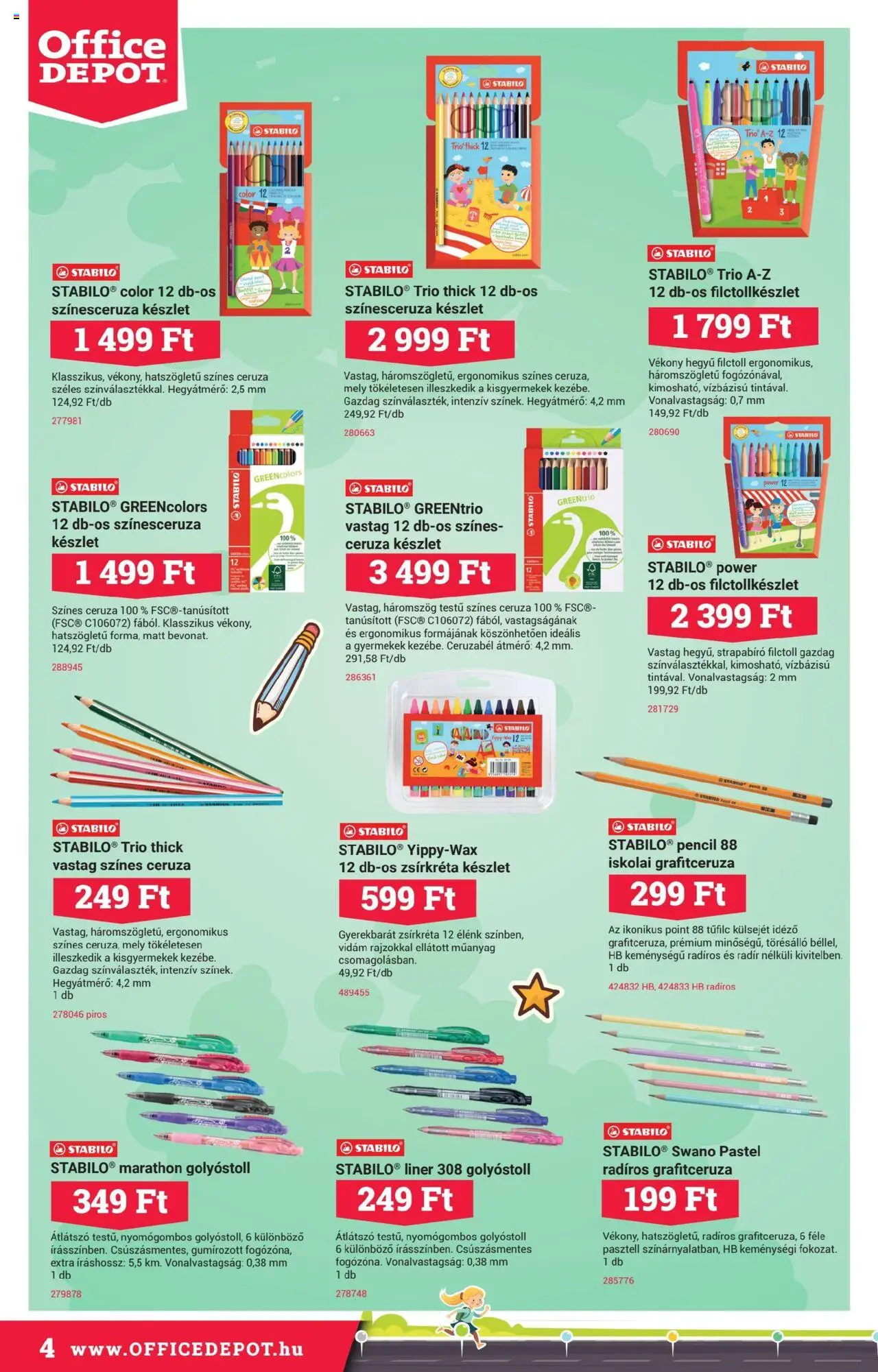 Office Depot akciós ujság - amely érvényes a következő dátumtól: 12.08.2025 | Oldal: 4