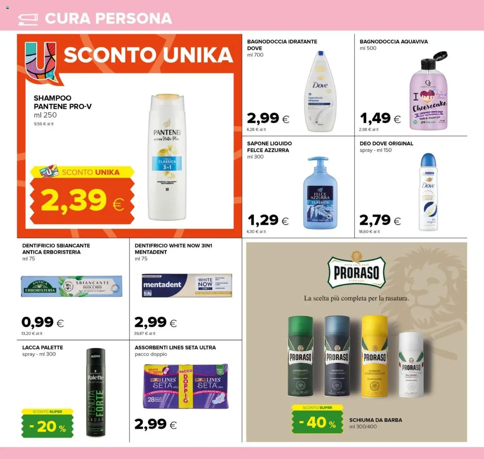 Volantino Oasi del 15.12.2025 | Pagina: 30 | Prodotti: Shampoo, Lacca, Schiuma da barba, Menta