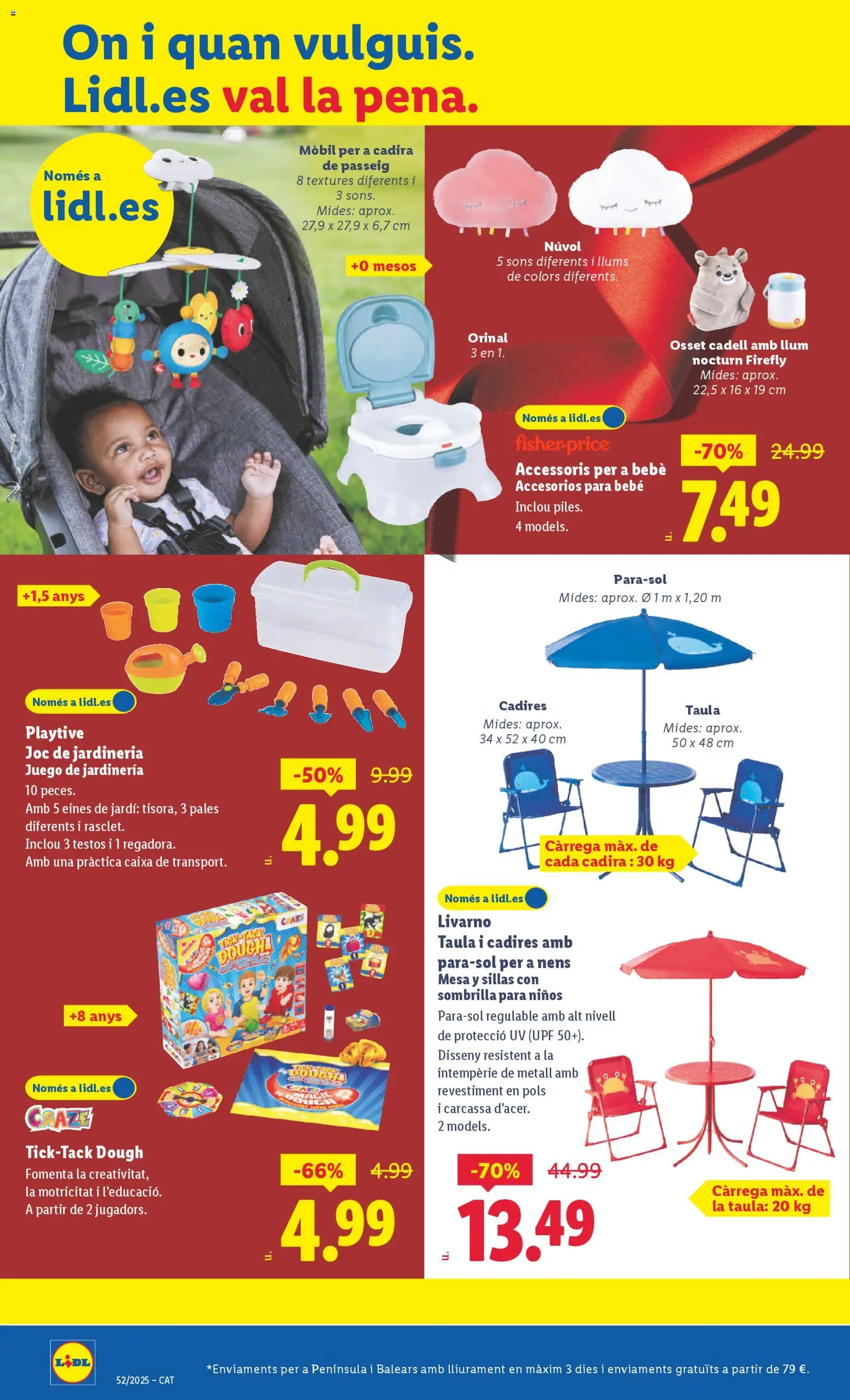 Lidl folleto de bazar │ válido desde el 22.12.2025 | Página: 2 | Productos: Sombrilla, Mesa